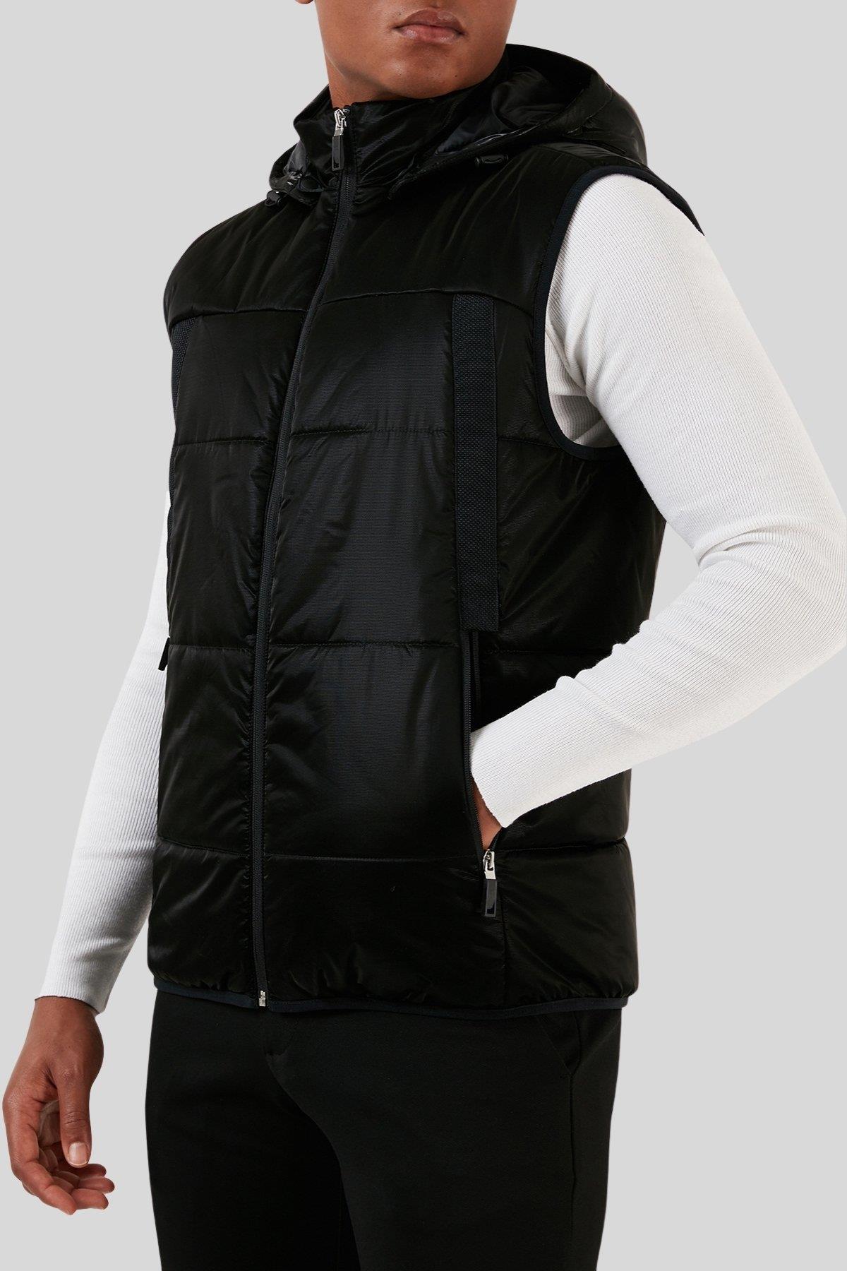 Boss Regular Fit Erkek Yelek Siyah