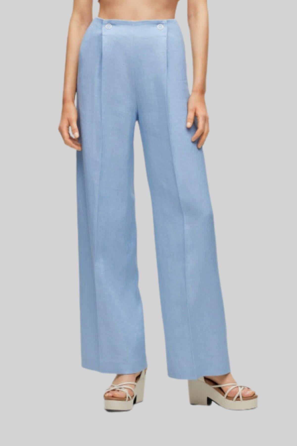 Boss Regular Fit Kadın Pantolon Mavi