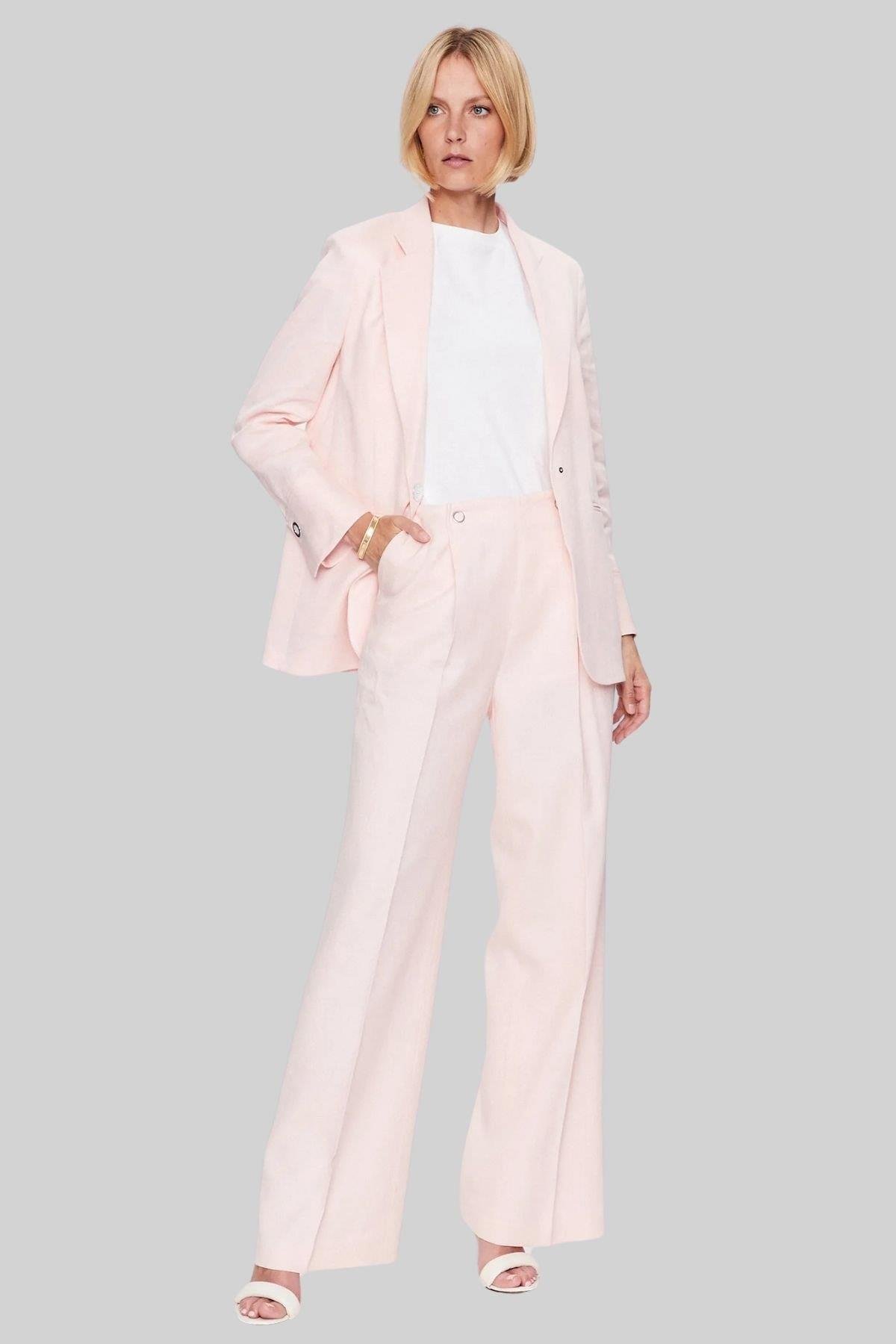 Boss Regular Fit Kadın Pantolon Pembe