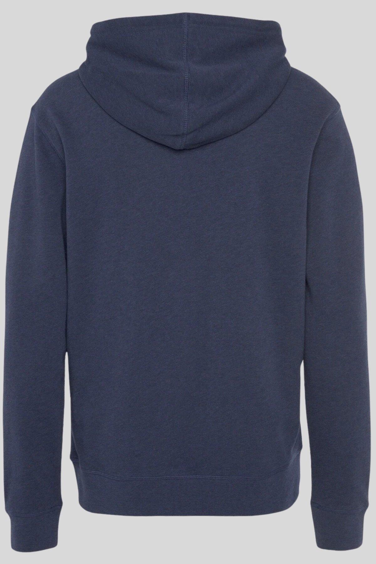 Boss Regular Fit Kapüşonlu Erkek Sweatshirt Mavi