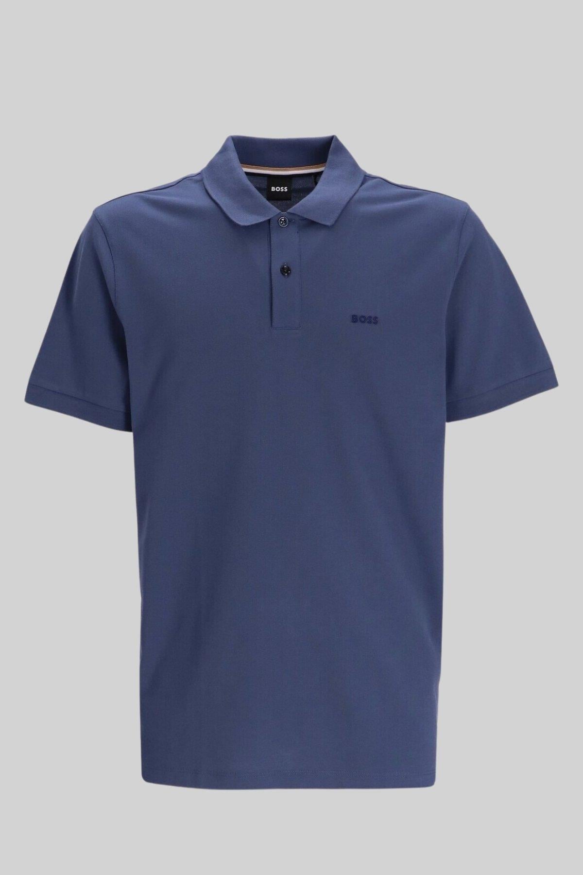 Boss Regular Fit Pallas Polo Yaka T-Shirt Lacivert