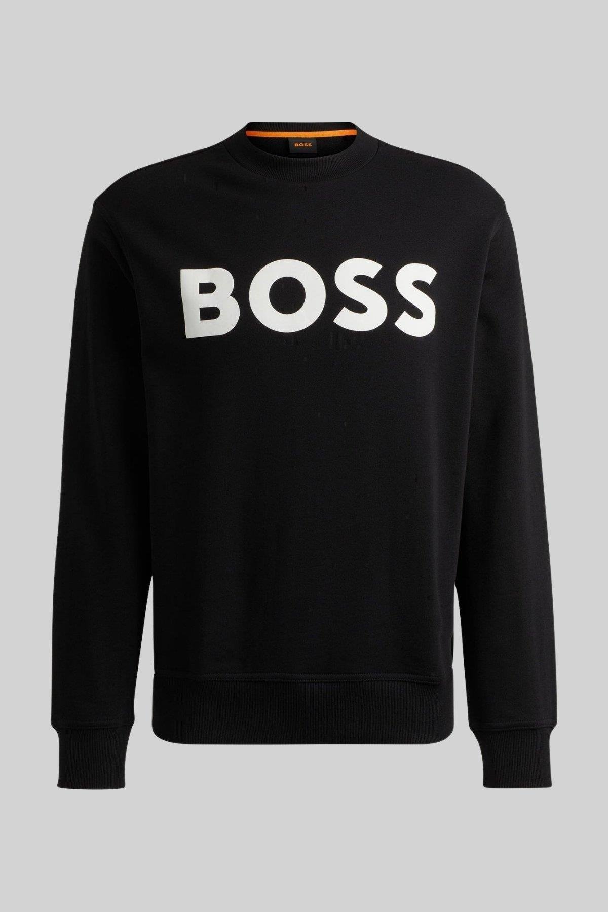 Boss Regular Fit Pamuklu Erkek Sweatshirt Lacivert