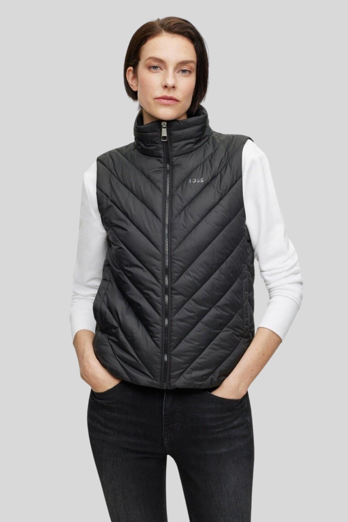 Boss Regular Fit Yelek Siyah
