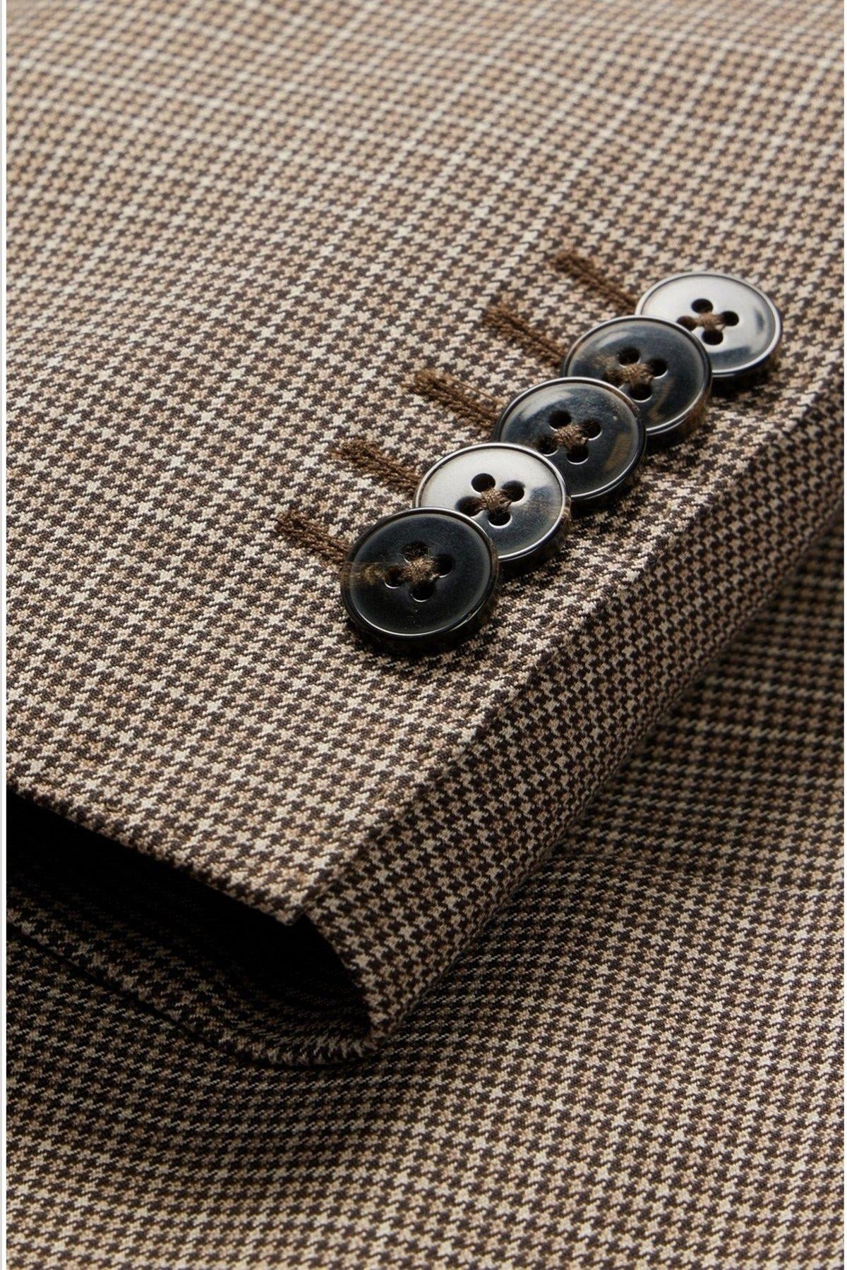 Boss Slim Fit Takım Bej