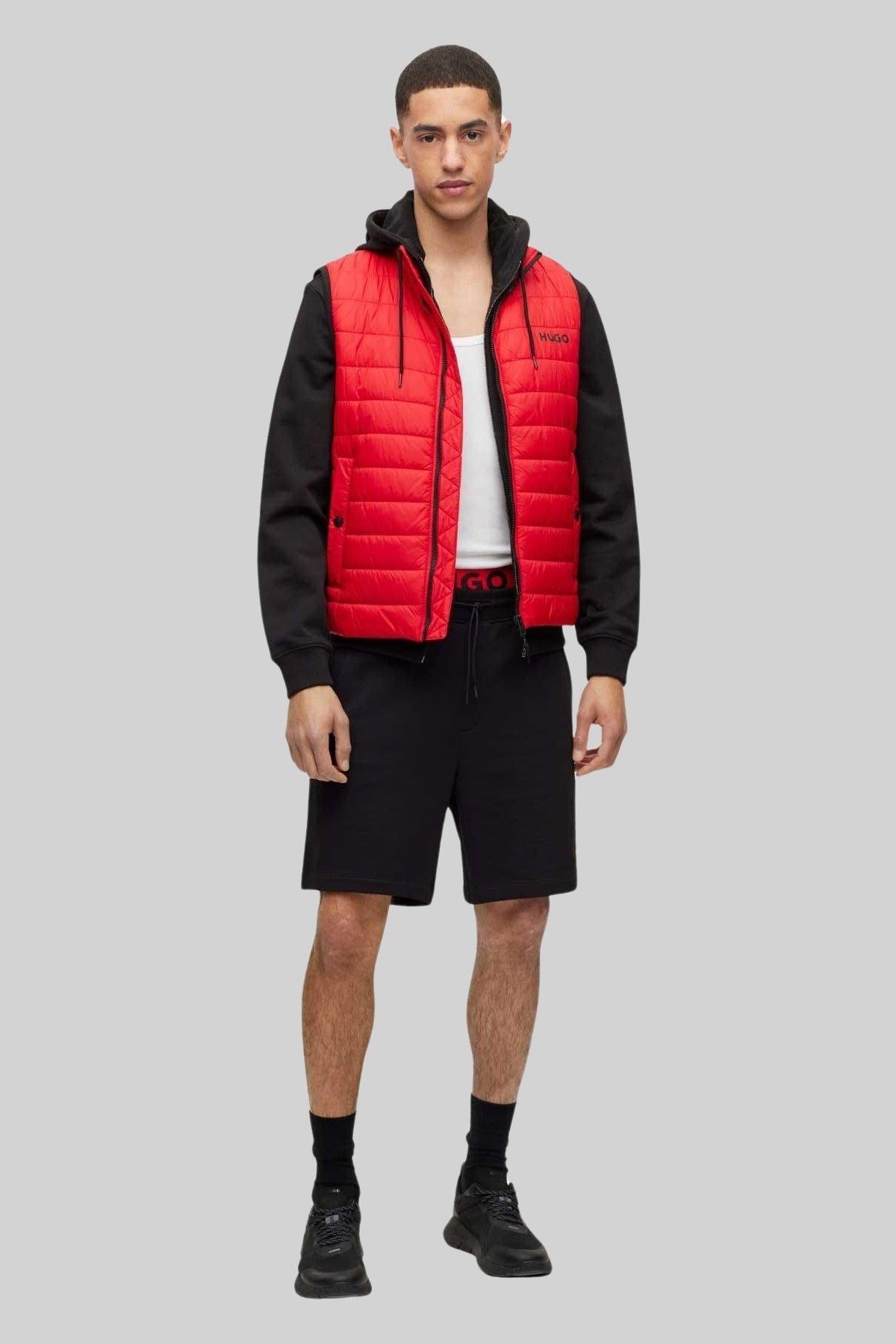 Boss Slim Fit Yelek Kırmızı