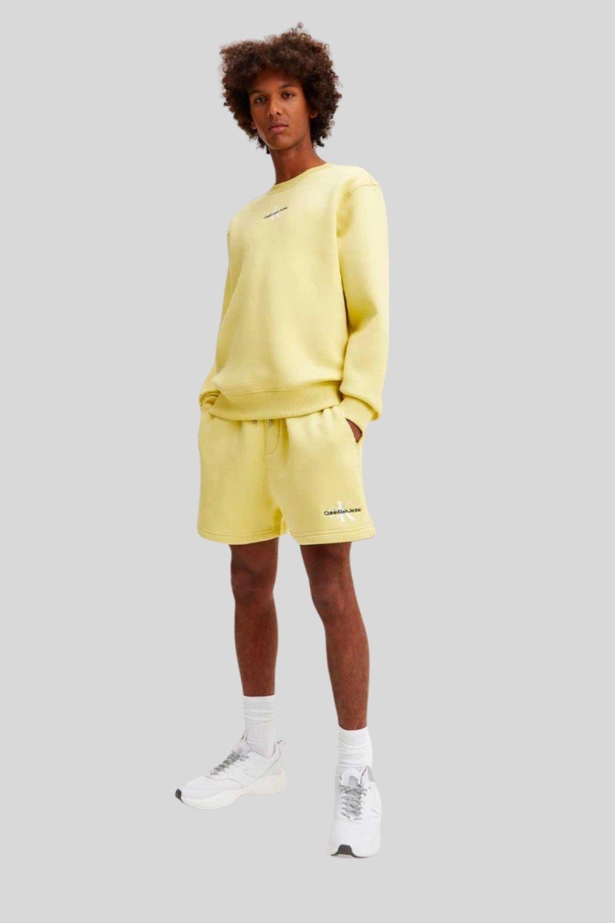 Calvin Klein Erkek Bermuda Şort Sarı