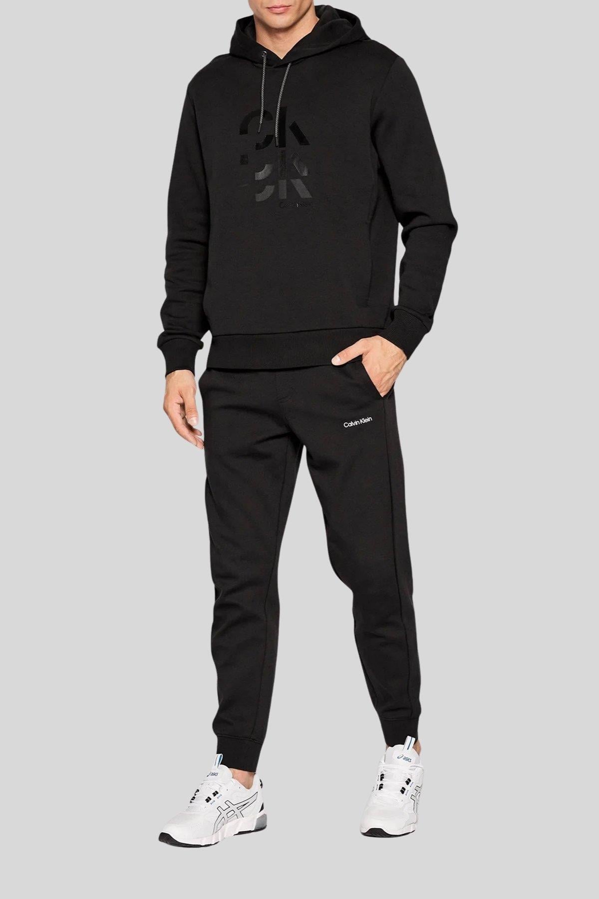 Calvin Klein Erkek Pamuklu Regular Fit Jogger Pantolon Siyah