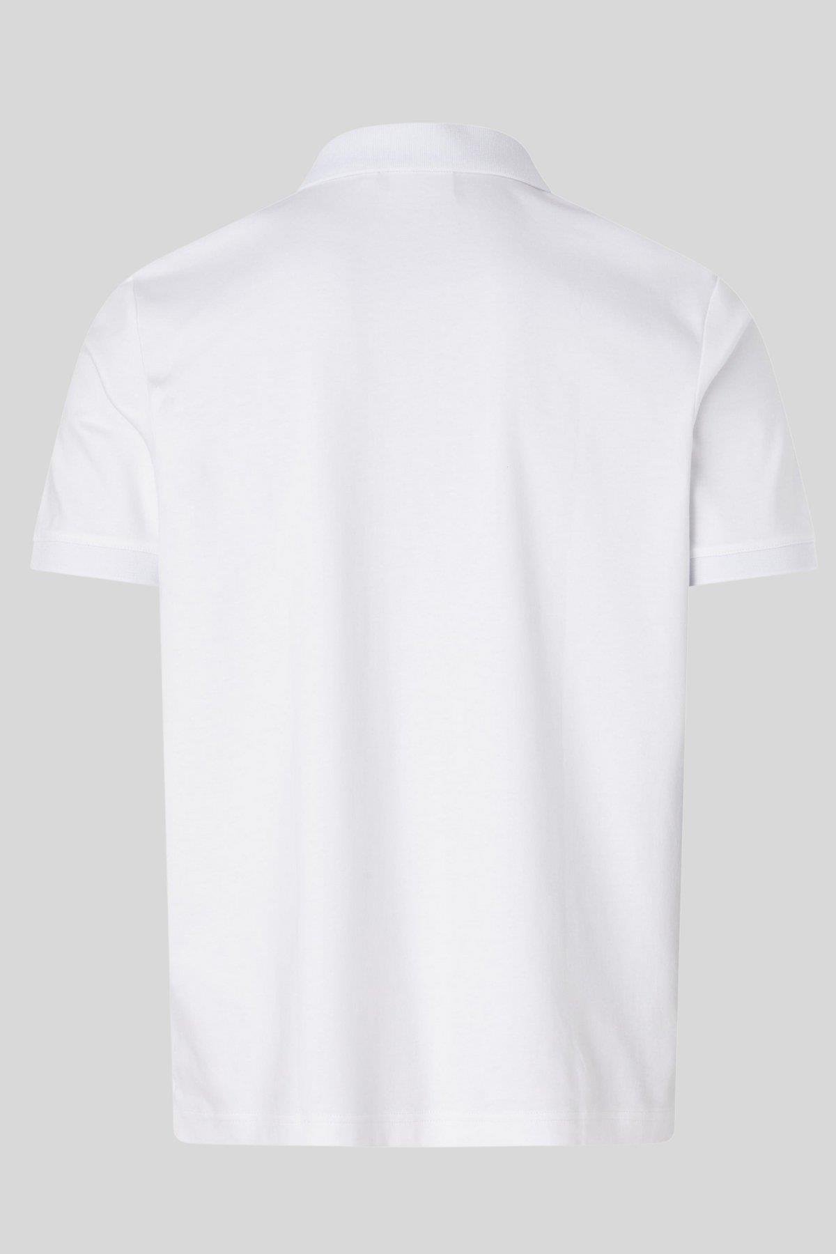 Calvin Klein Erkek Regular Fit Marka Logolu Polo Yaka T-Shirt Beyaz