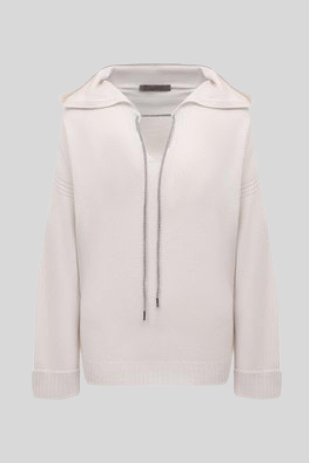 D.Exterior Kadın Sweatshirt Beyaz