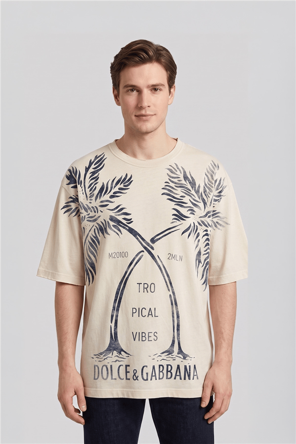 Dolce&Gabbana Erkek T-Shırt Beyaz 0002