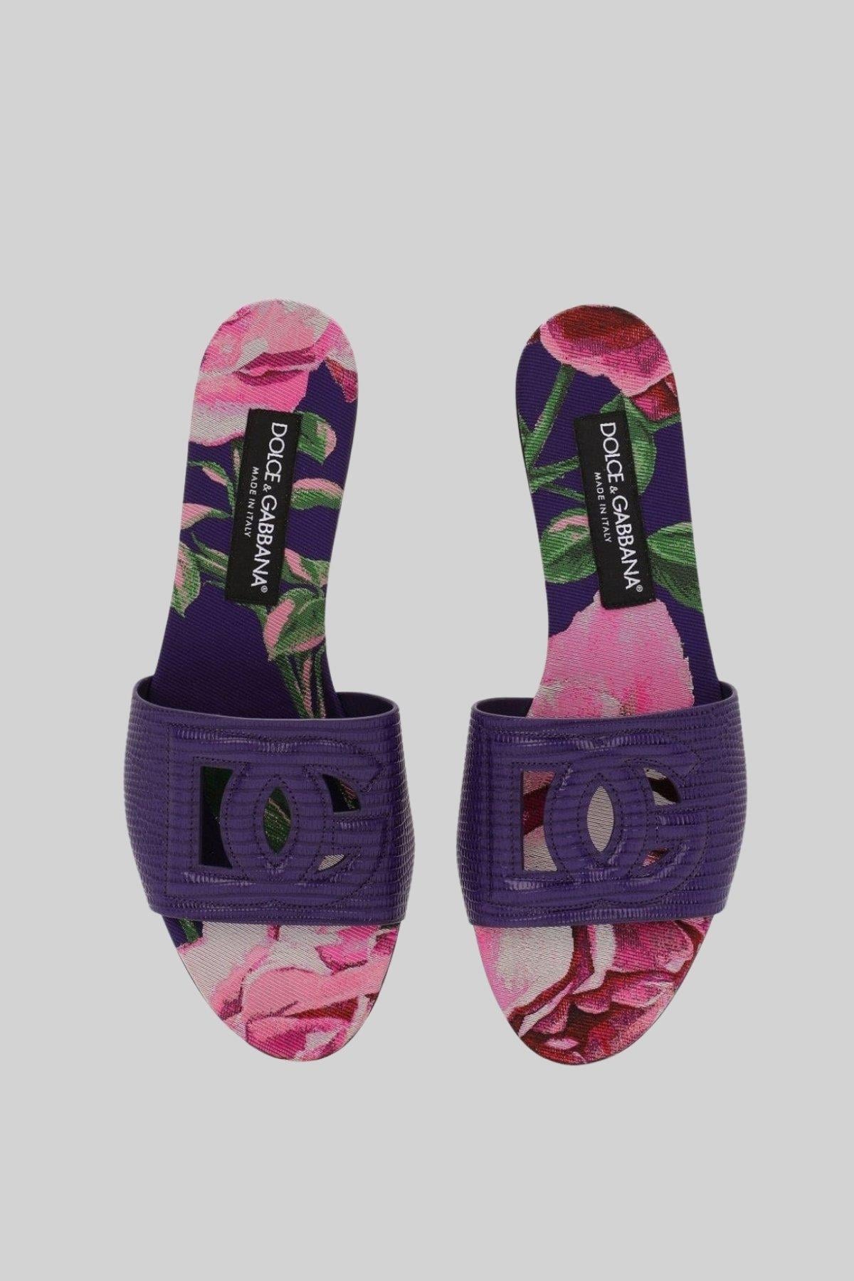Dolce&Gabbana Kadın Terlik Mor