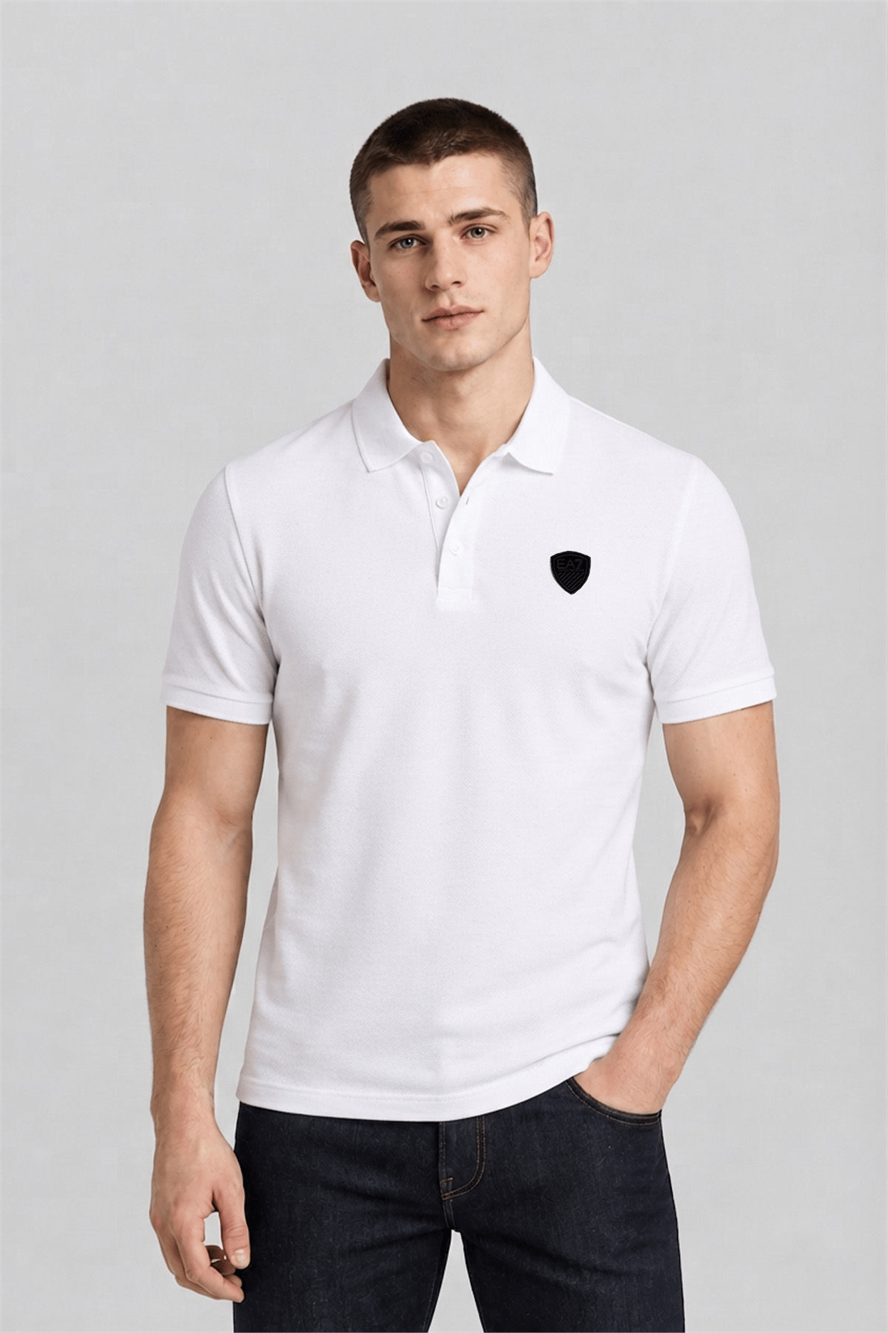 Ea7 3Rpf40 127-Polo Shırt