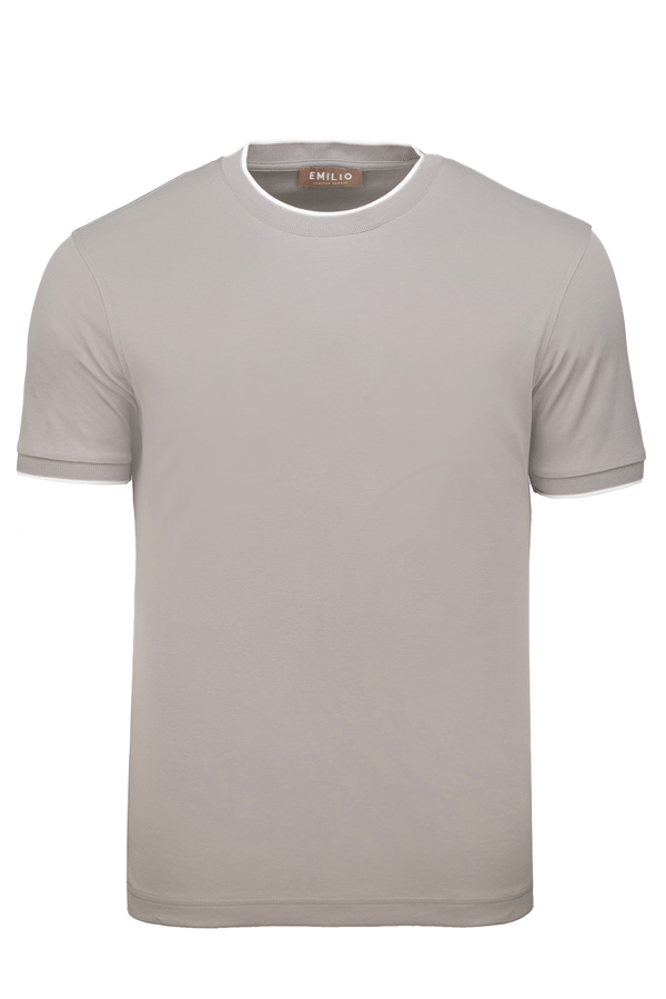 Erkek Bisiklet Yaka T-Shirt 1 Renk
