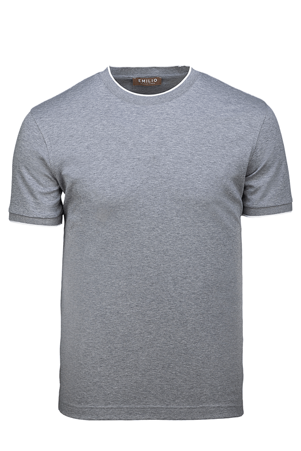 Erkek Bisiklet Yaka T-Shirt 1 Renk