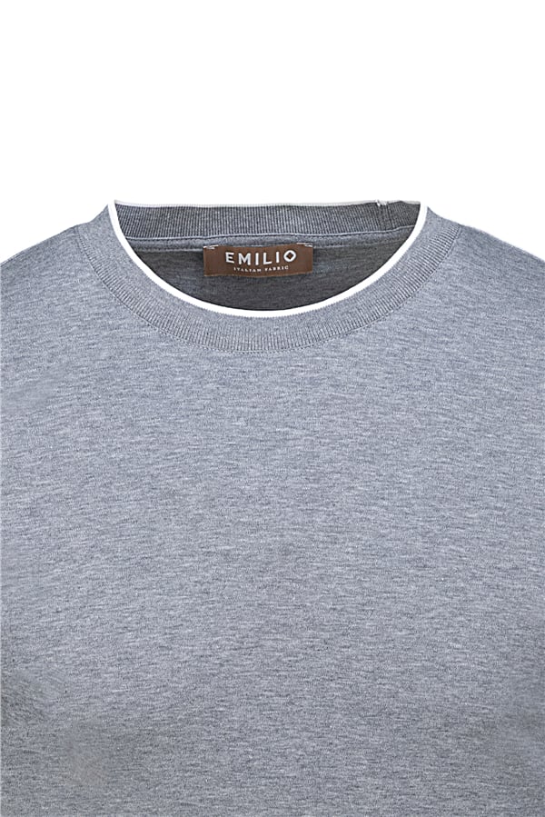 Erkek Bisiklet Yaka T-Shirt 1 Renk