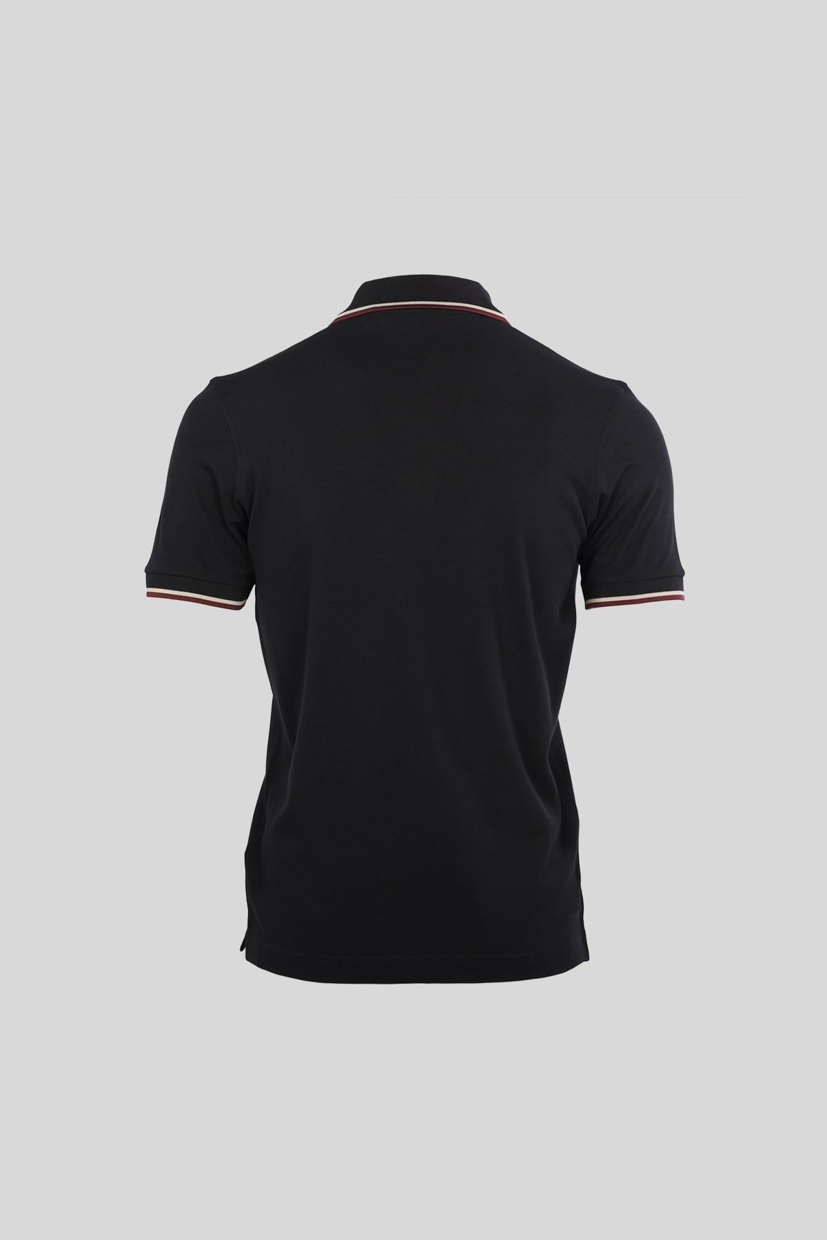 Erkek Çift Çizgili Kol Bantlı Polo Yaka T-Shirt