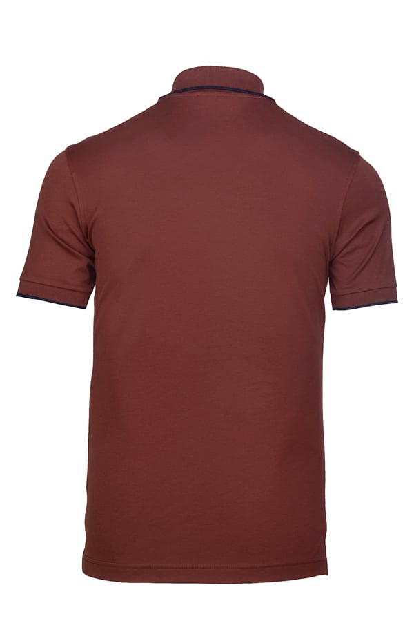 Erkek Fermuarlı Polo Yaka T-Shirt