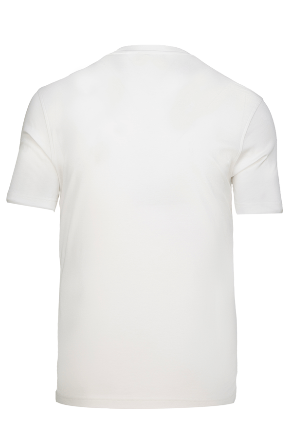 Erkek kol Bantlı Bisiklet Yaka T-Shirt