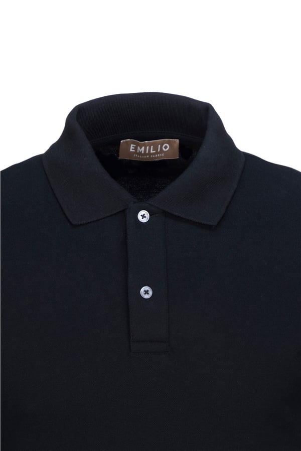 Erkek Kol Bantlı Boncuk İşleme Polo Yaka Erkek T-Shirt