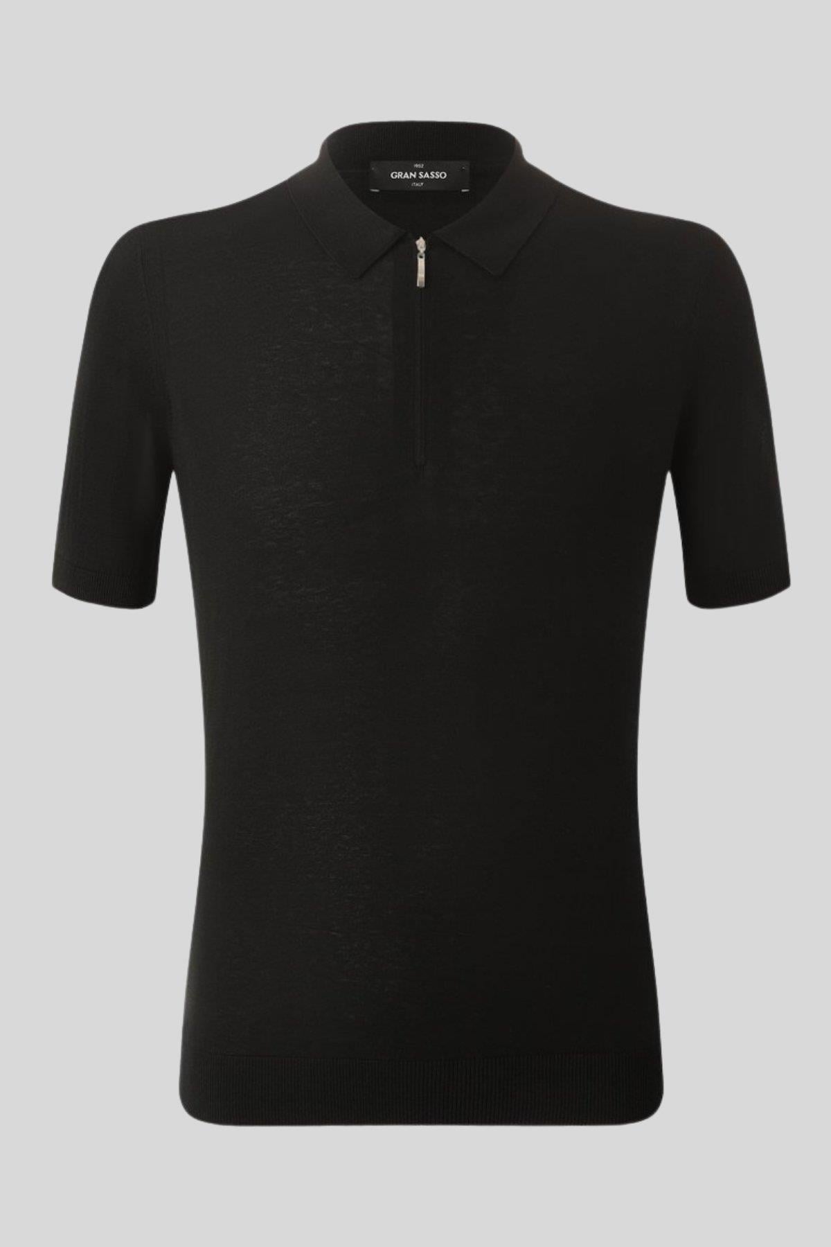 Gran Sasso Erkek T-Shirt Siyah