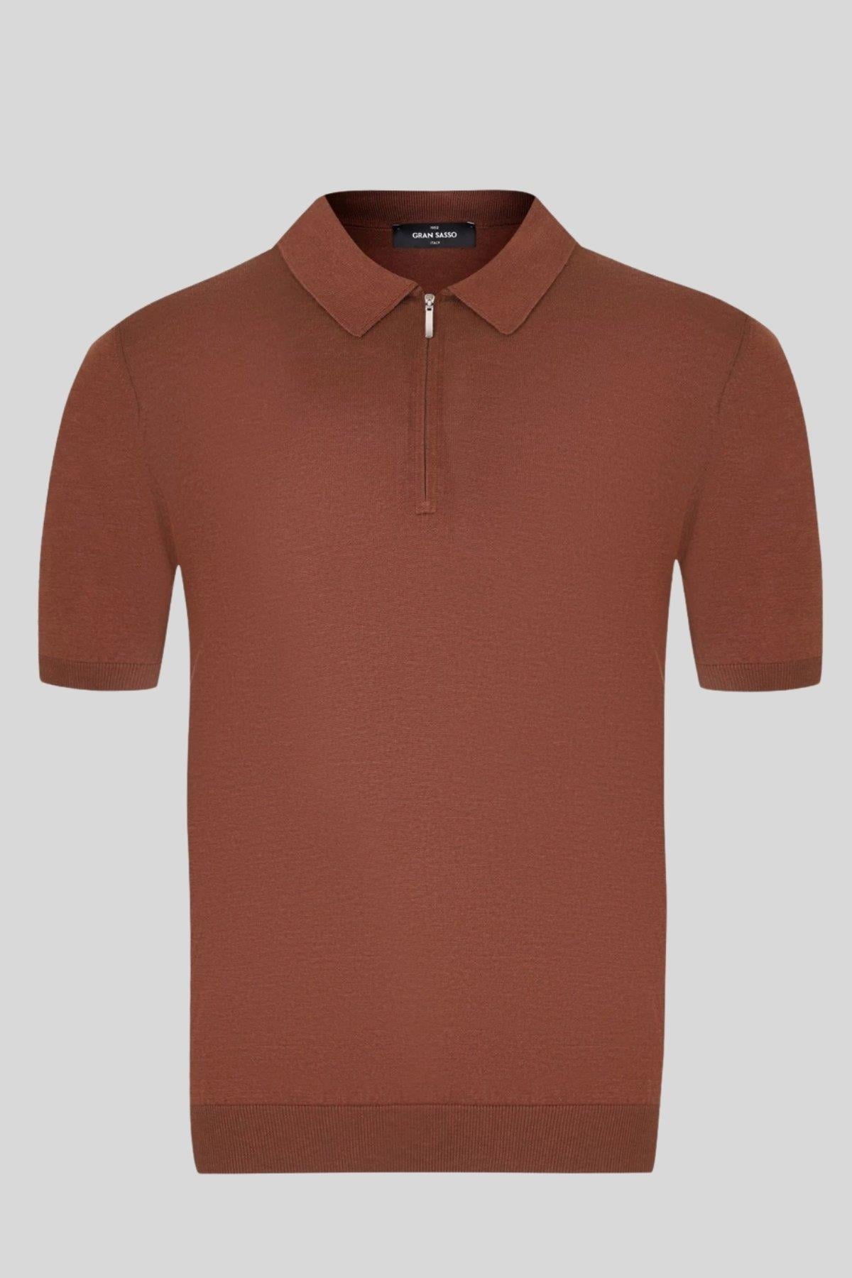 Gran Sasso Erkek T-Shirt Taba