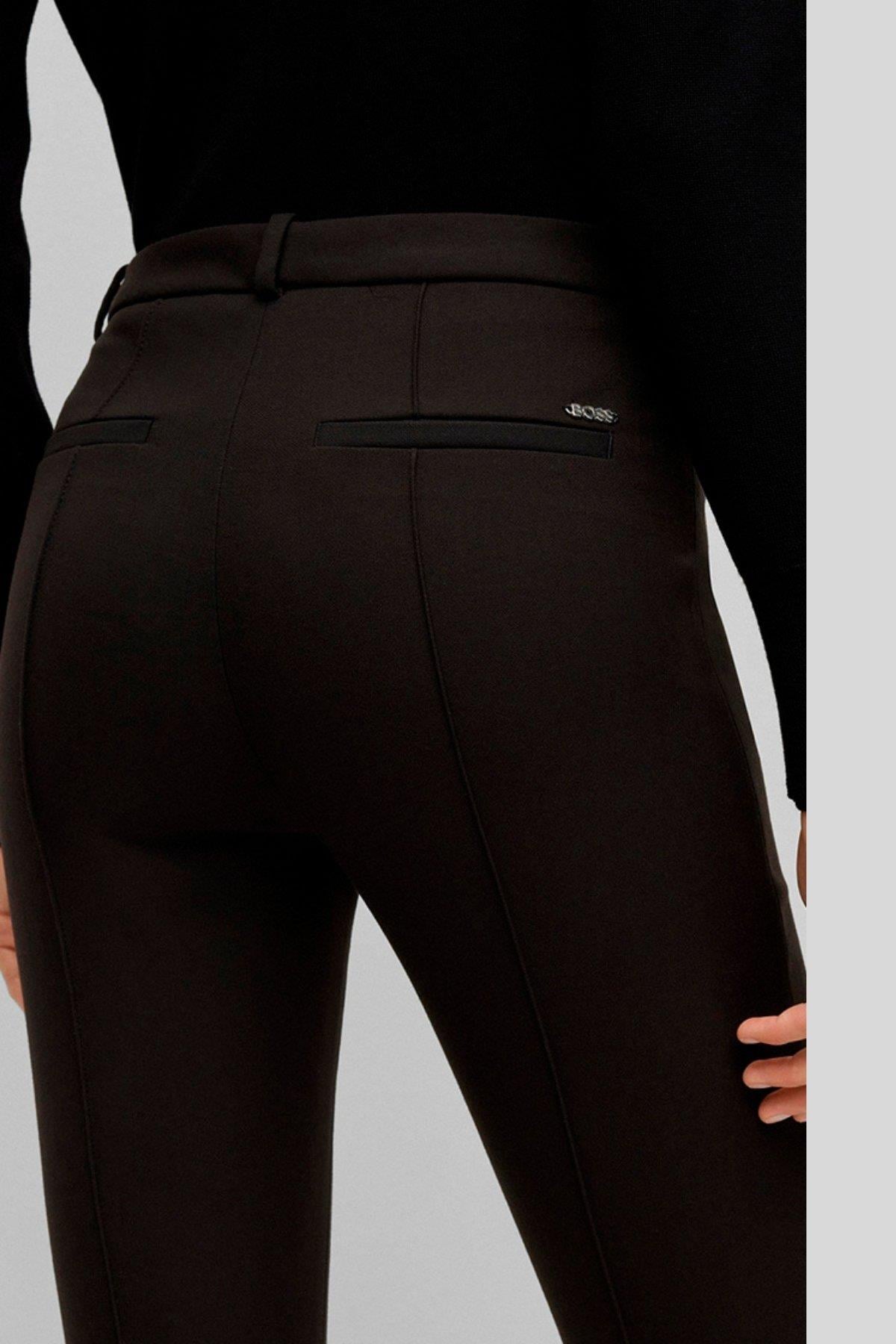 Hugo Boss Elastik Kadın Pantolon Siyah