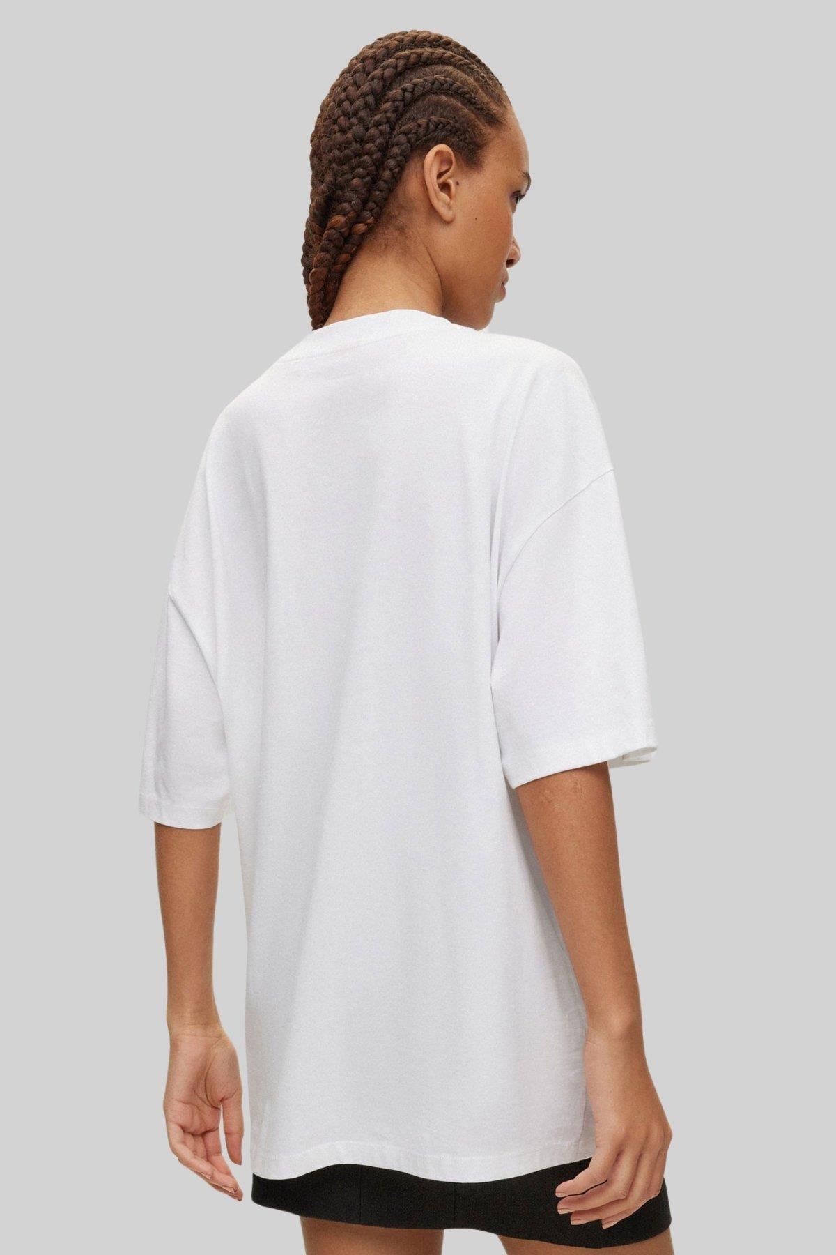 Hugo Boss Regular Fit Kadın T-Shirt Beyaz