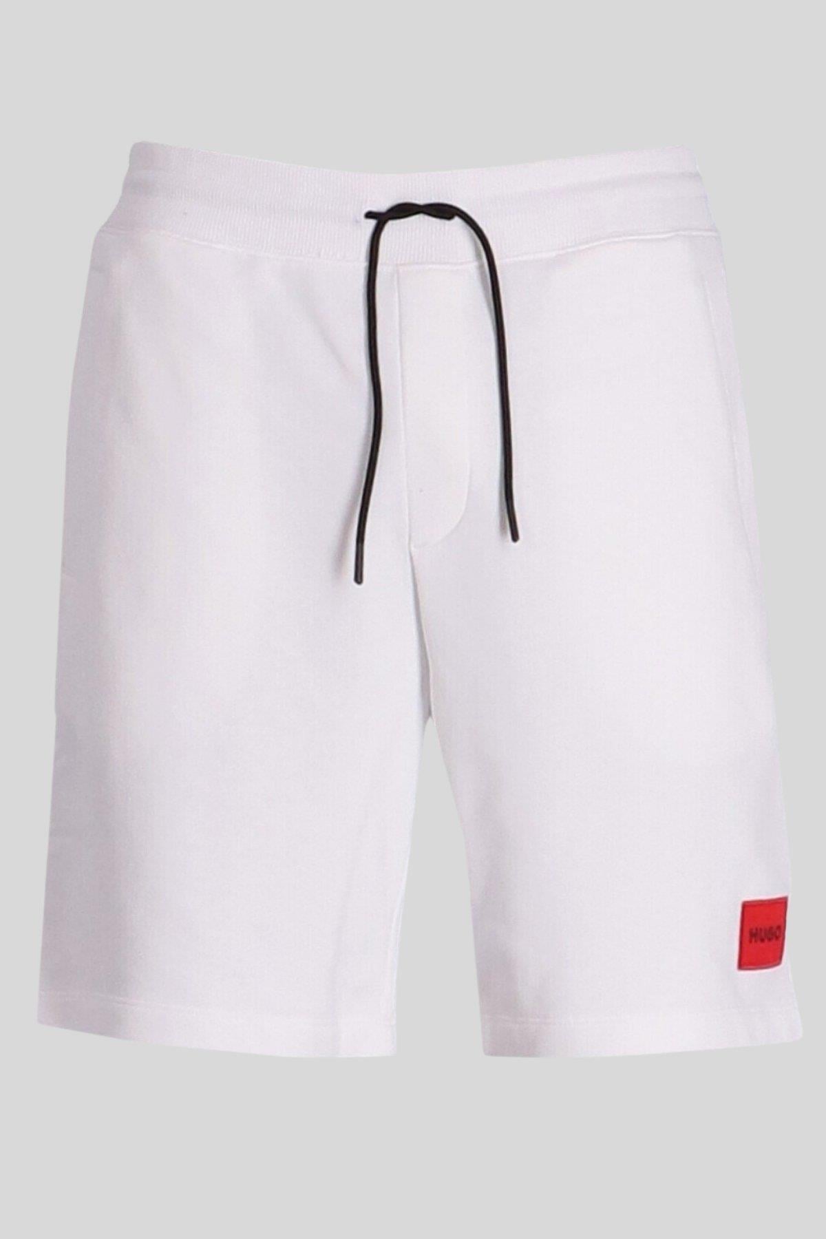 Hugo Regular Fit Erkek Bermuda Şort Beyaz
