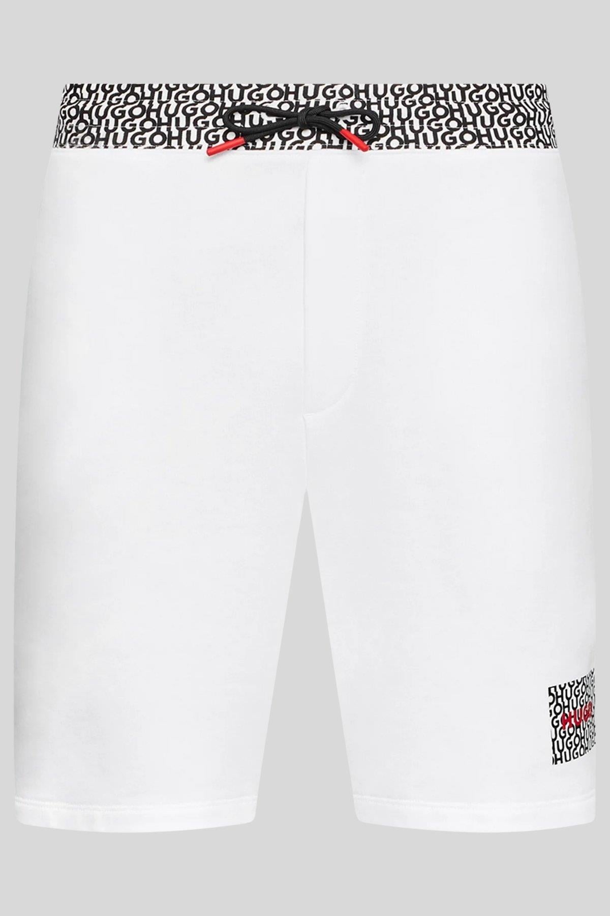 Hugo Regular Fit Erkek Şort Beyaz