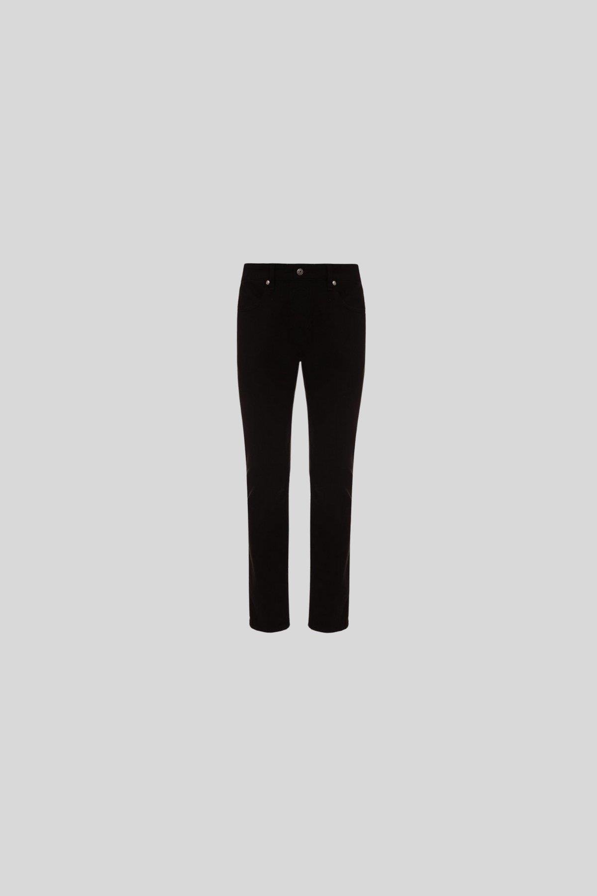 Just Cavalli Normal Bel Normal Paça Slim Fit Erkek Pantolon Siyah