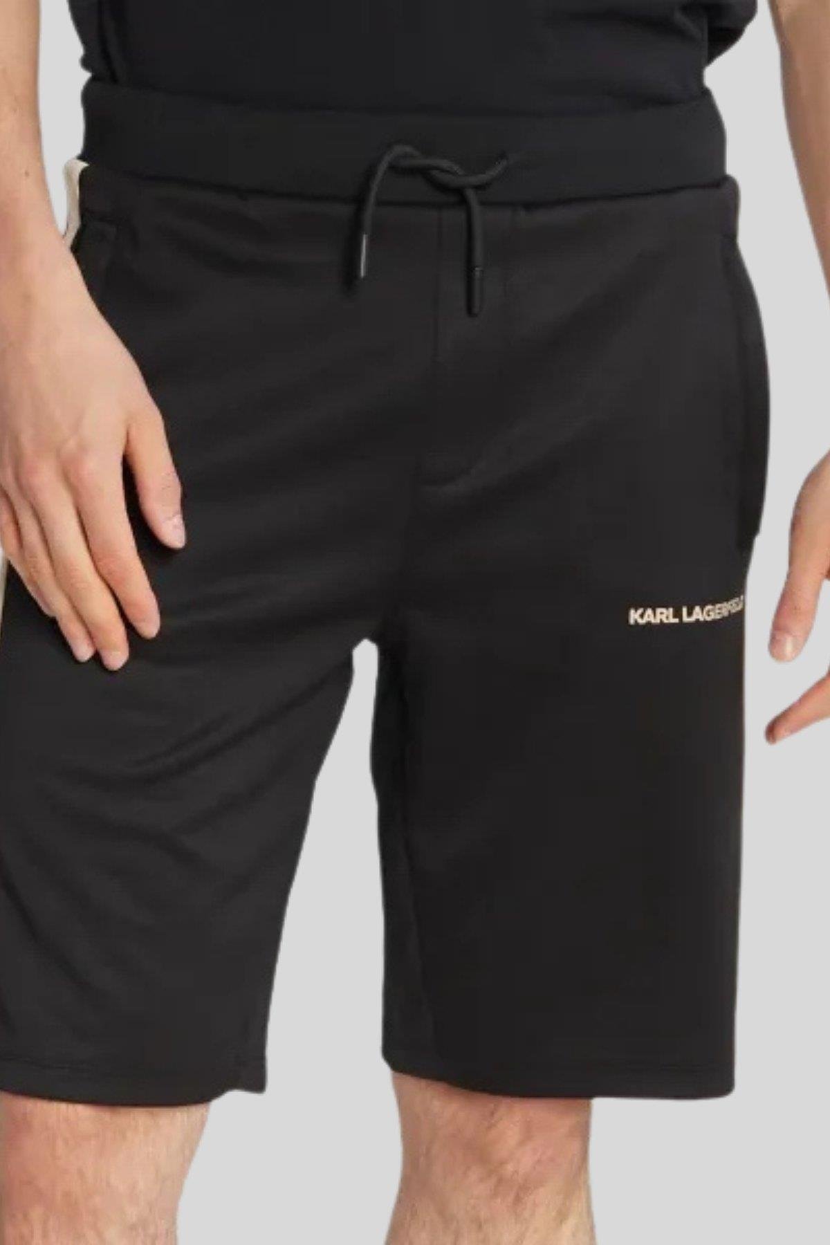 Karl Lagerfeld Erkek Şort Siyah