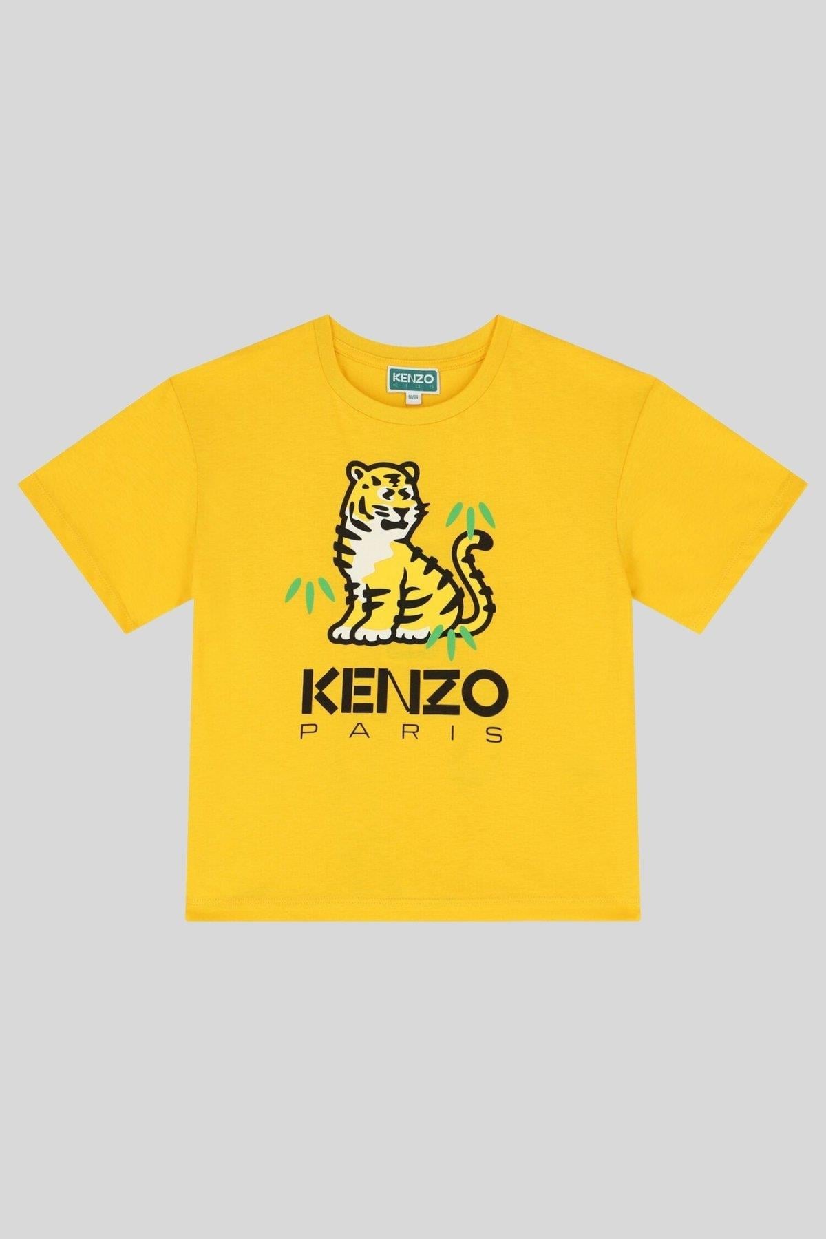 Kenzo Kız Çocuk T-Shırt Hardal