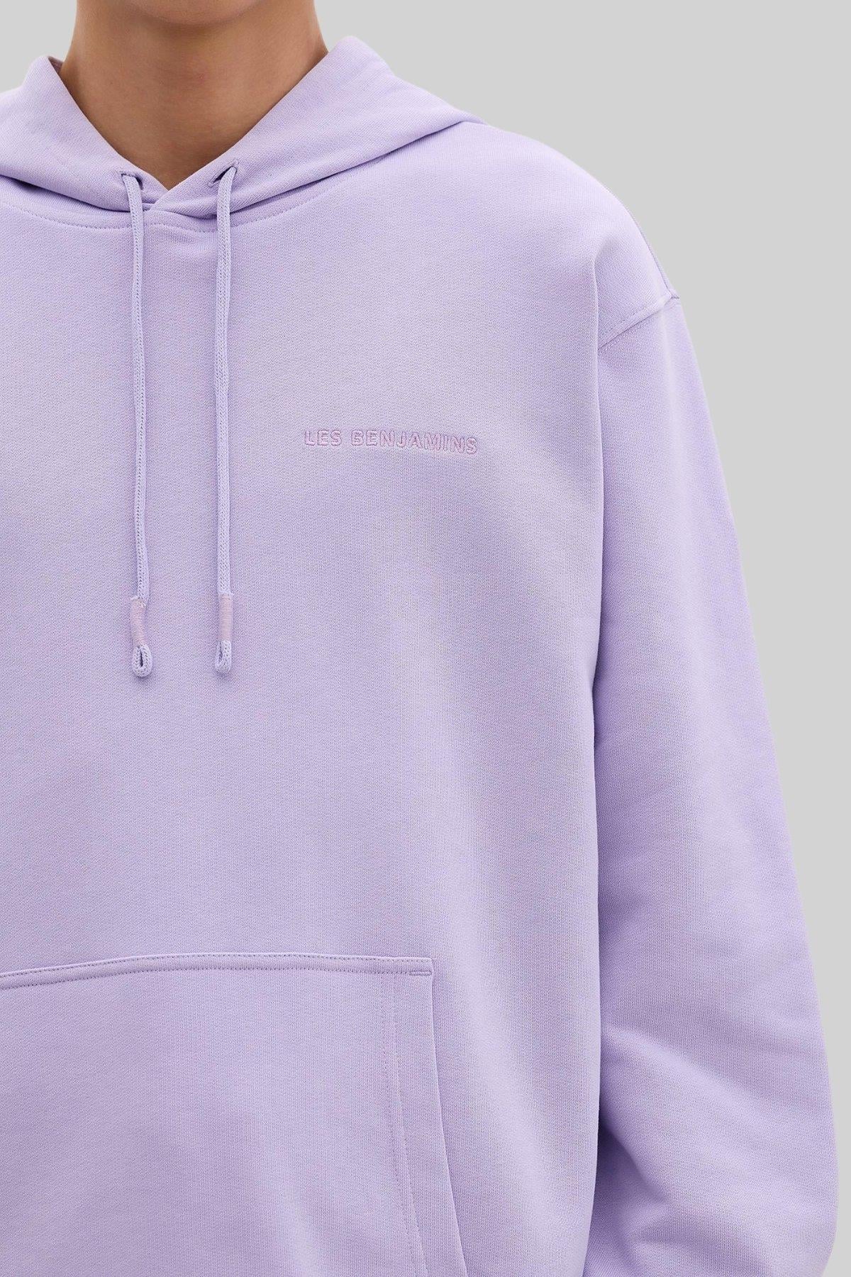Les Benjamins Erkek  Kapüşonlu Sweatshirt Lila