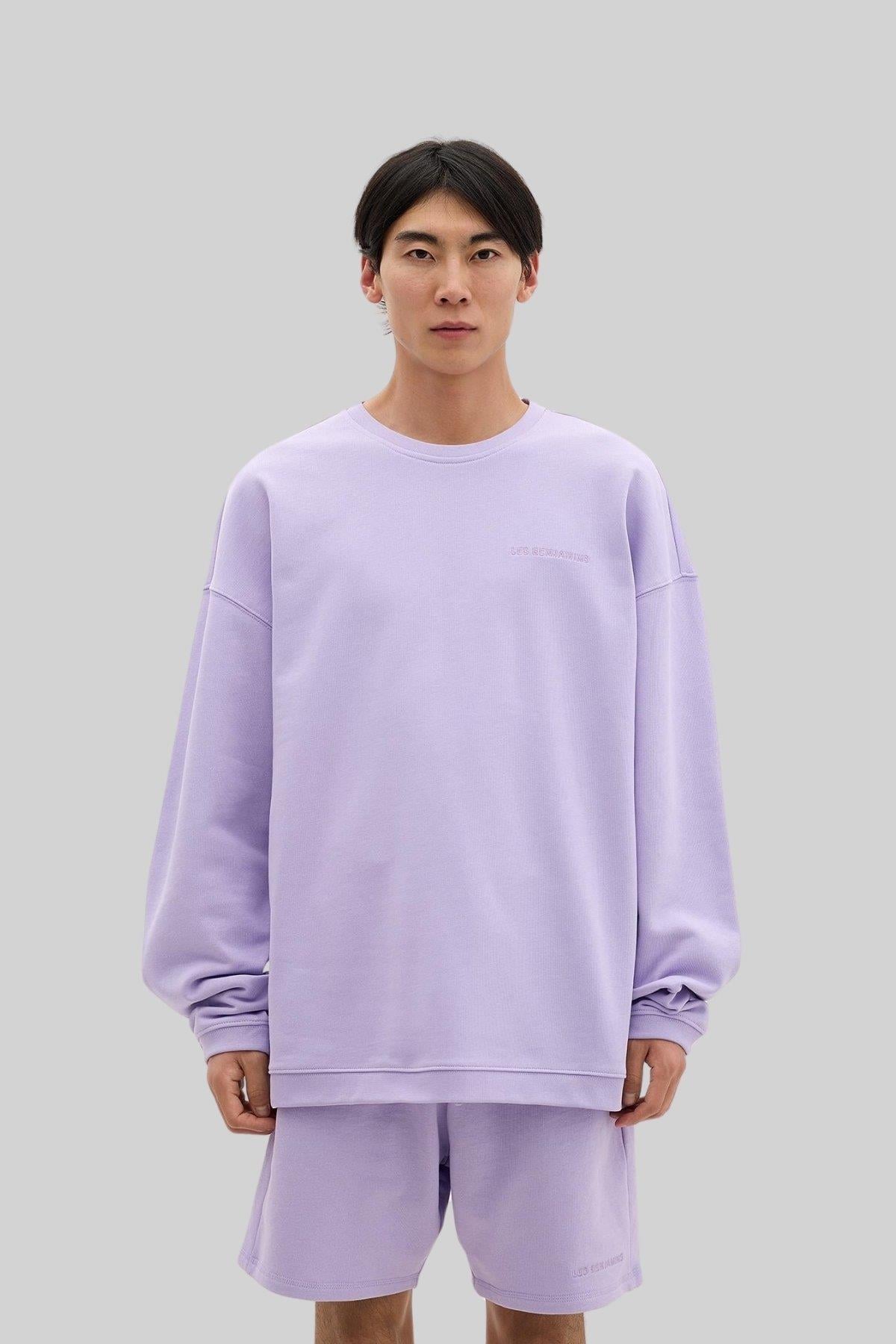 Les Benjamins Erkek Sweatshirt Lila