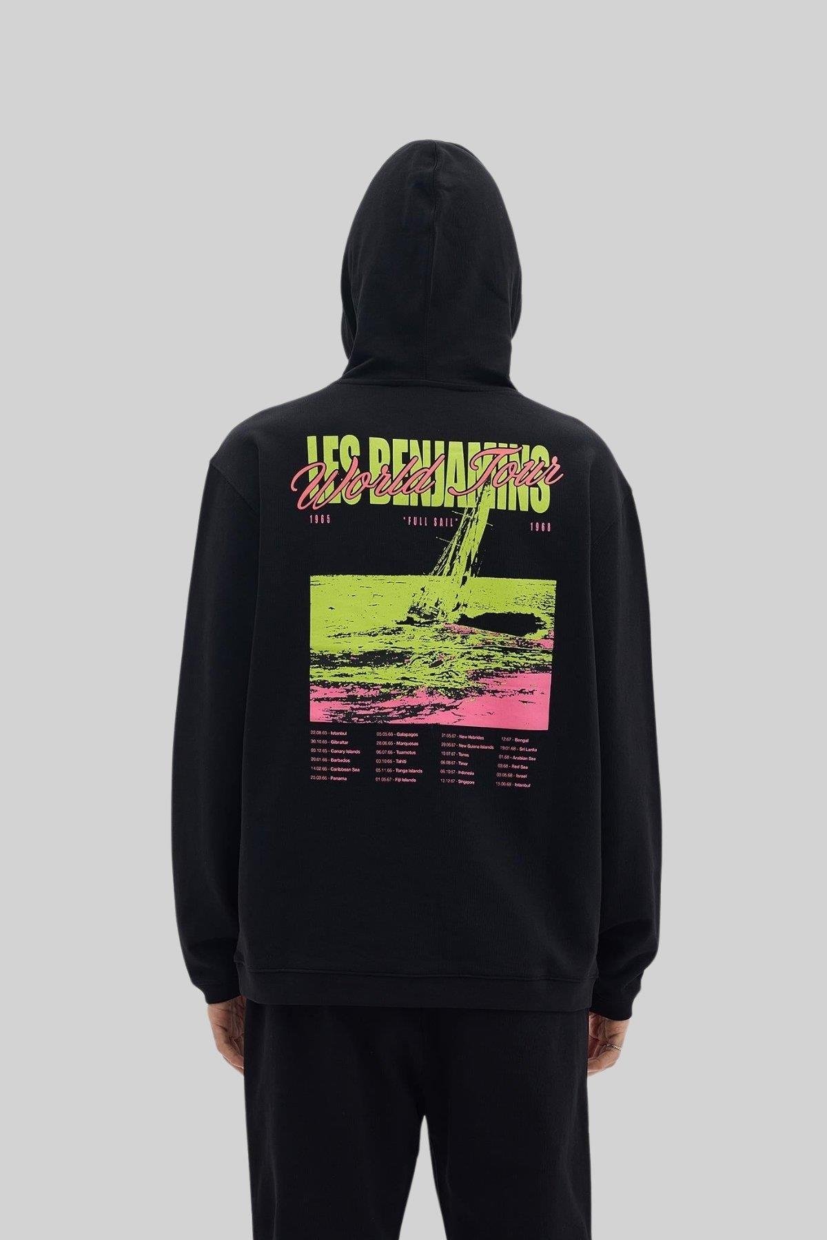 Les Benjamins Erkek  Sweatshirt Siyah