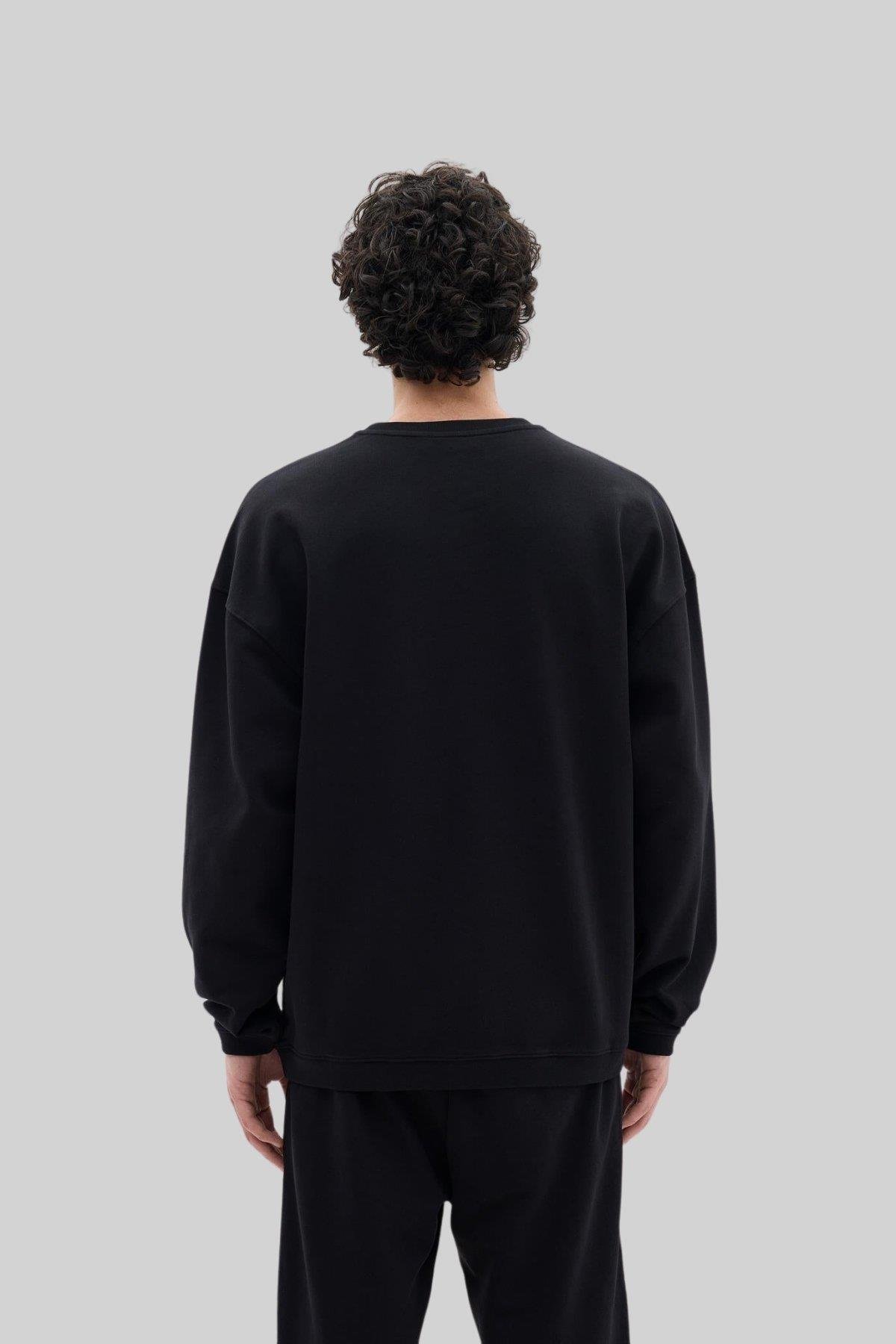Les Benjamins Erkek  Sweatshirt Siyah