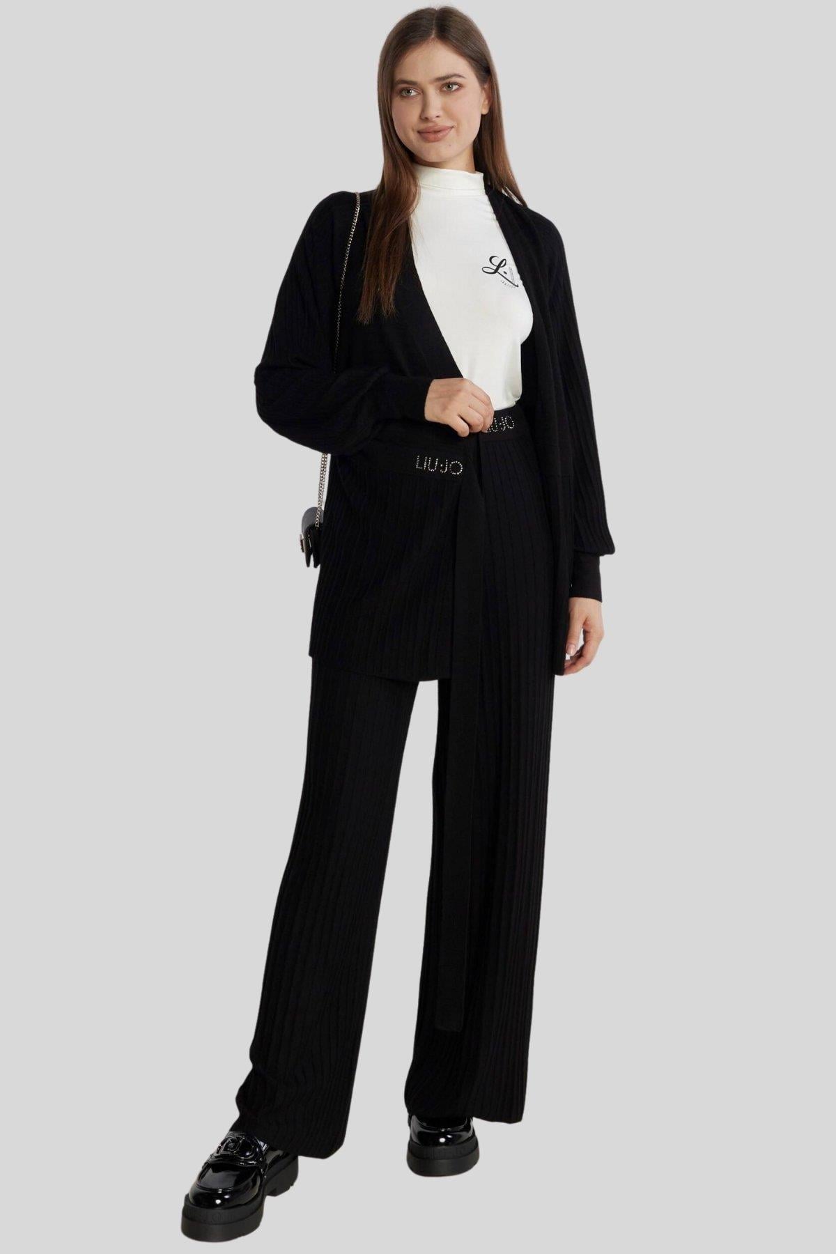 Liu Jo Kadın Regular Fit Hırka Siyah