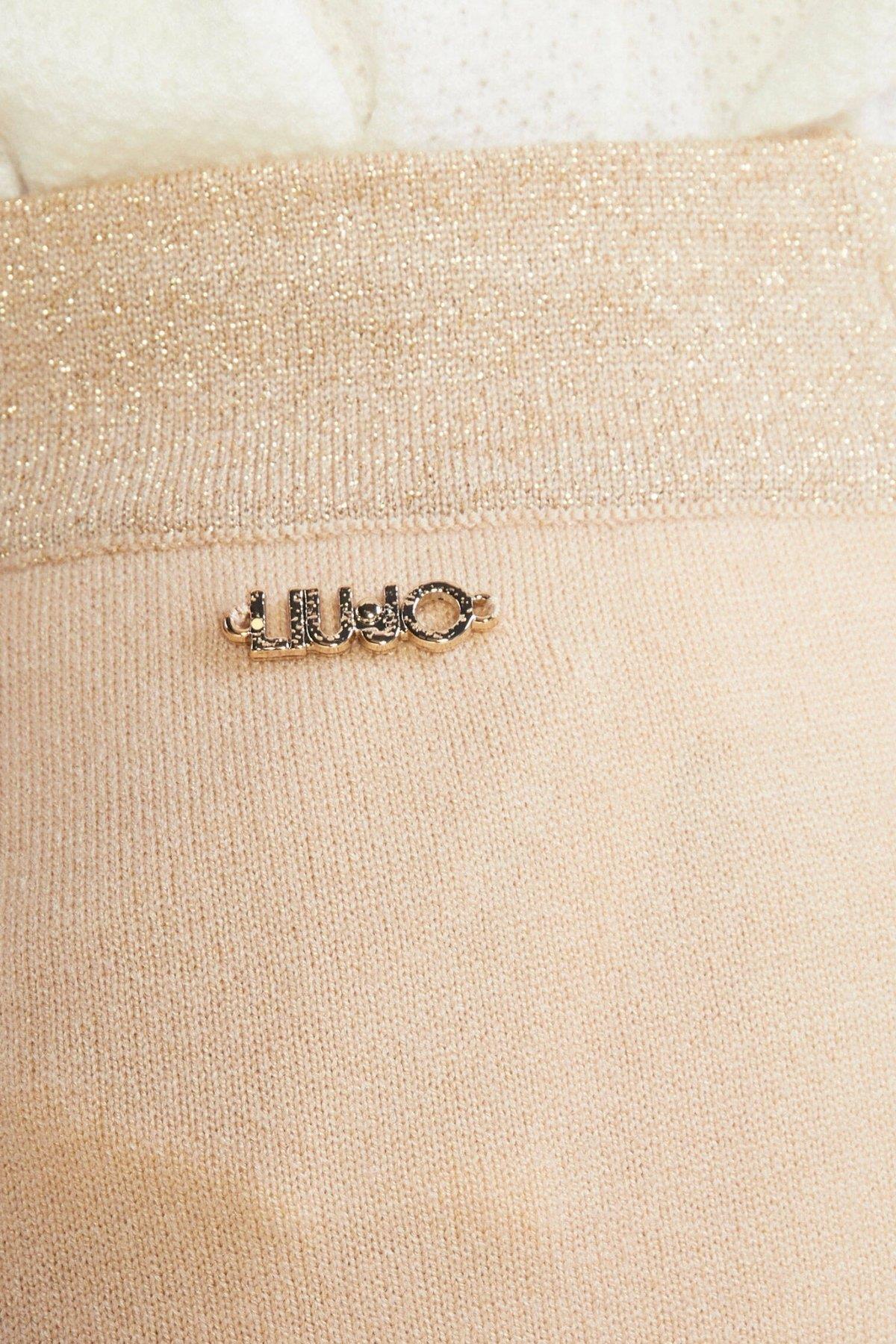 Liu Jo Kadın Regular Fit Örme Pantolon Bej