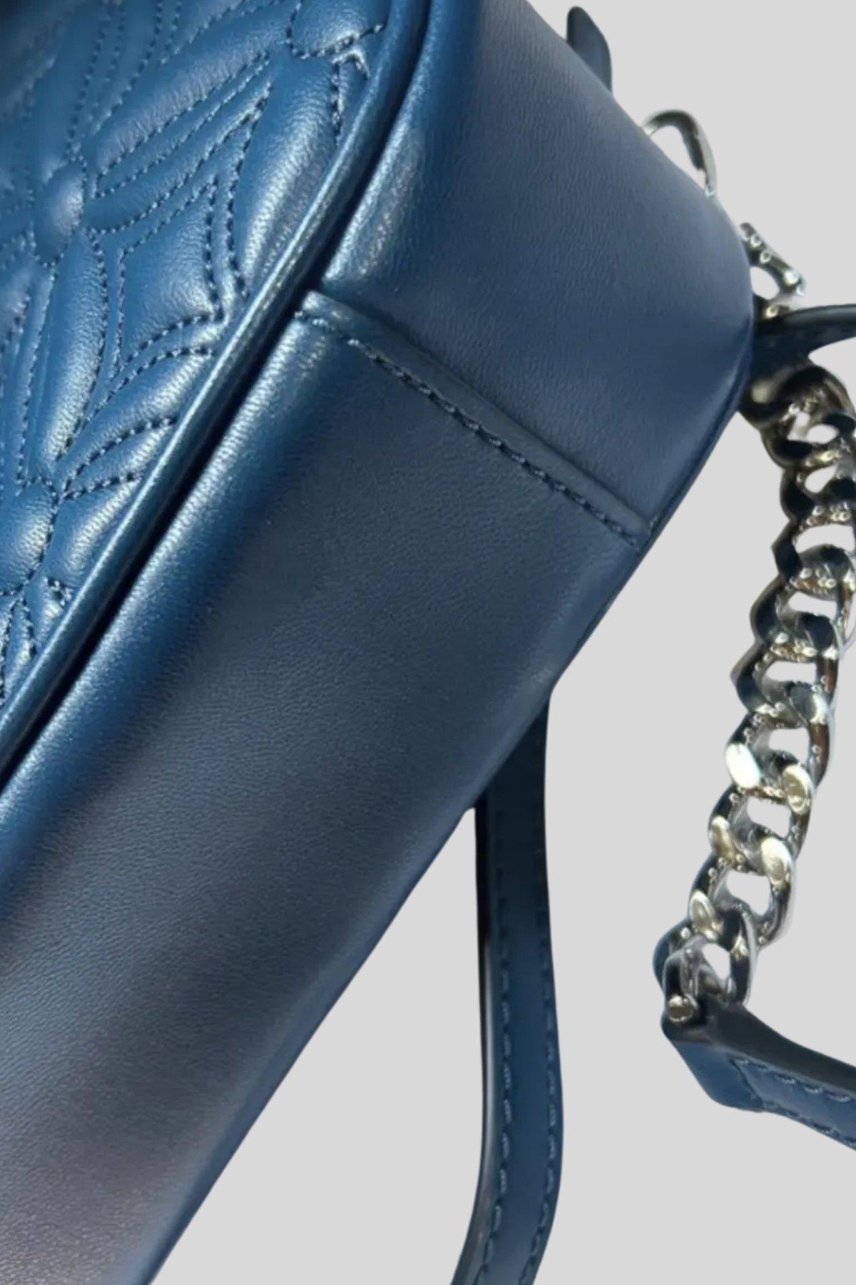 Michael Kors Kadın Çıkarılabilir Çapraz Omuz Askılı Çanta Mavi 496