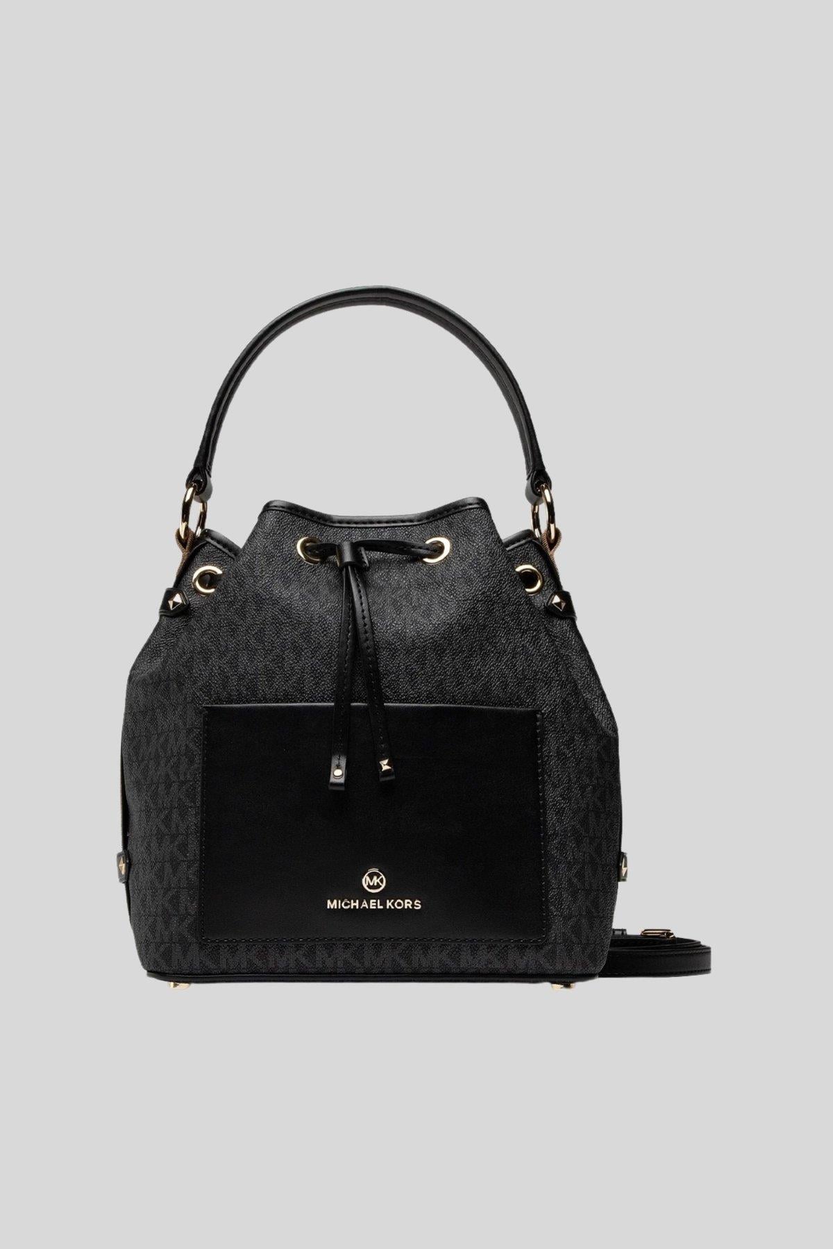 Michael Kors Kadın Çıkarılabilir Uzatma Askılı Torba Büzgülü Çanta Siyah