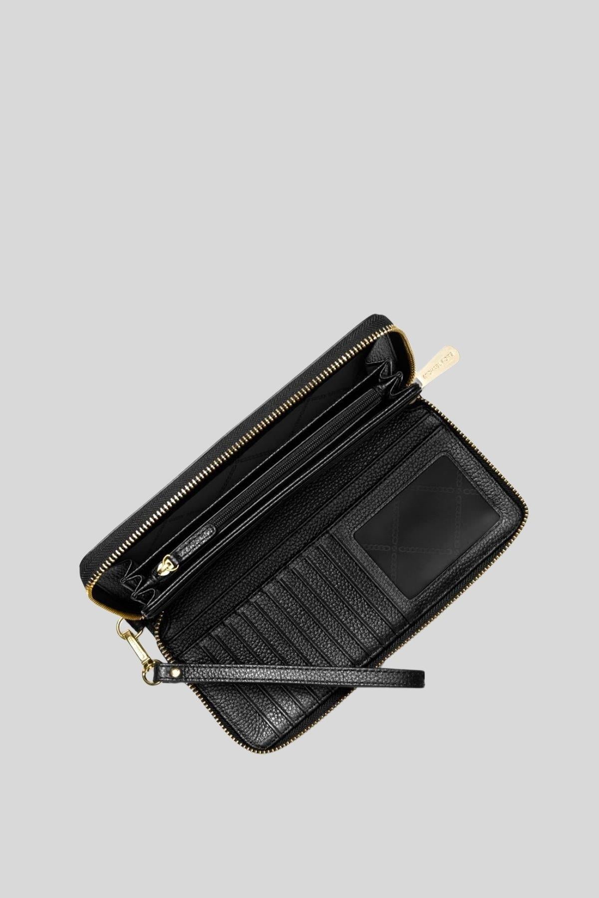 Michael Kors Kadın Logolu Deri Cüzdan Siyah