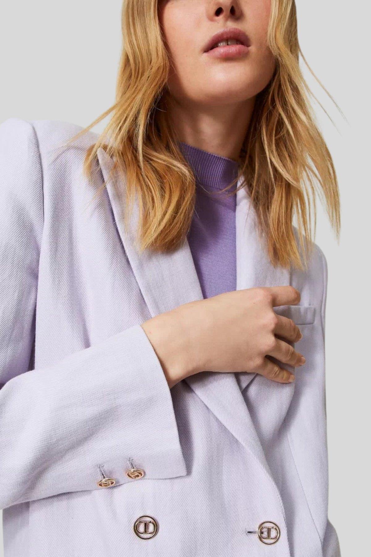 Twinset Kadın Blazer Mor