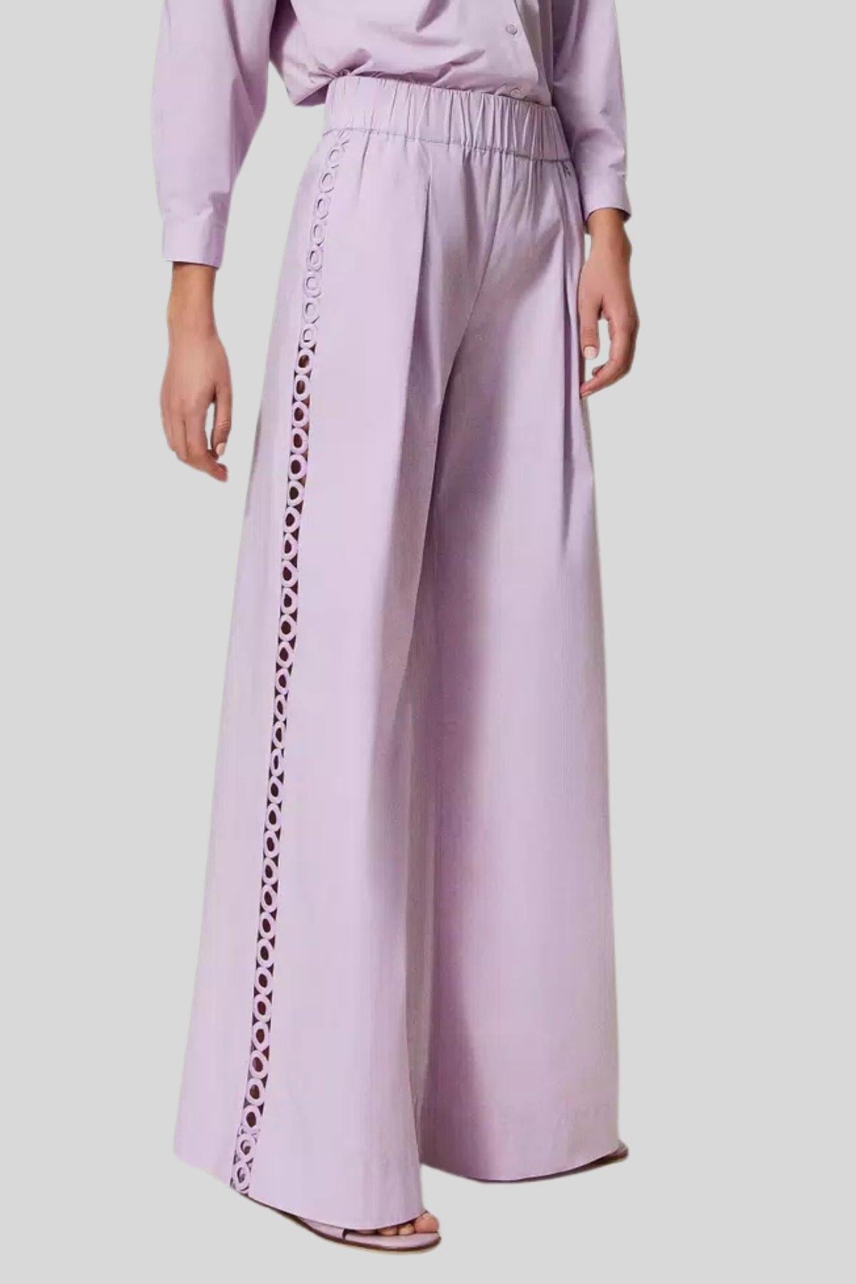 Twinset Kadın Pantolon Lila
