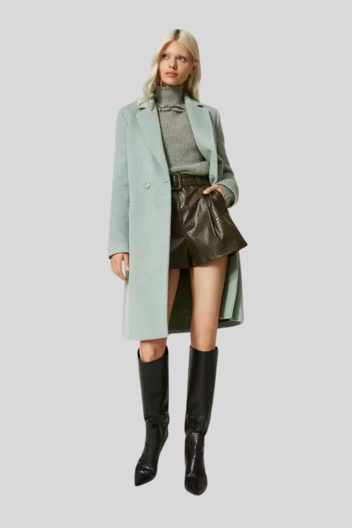 Twinset Kadın Şort Yeşil