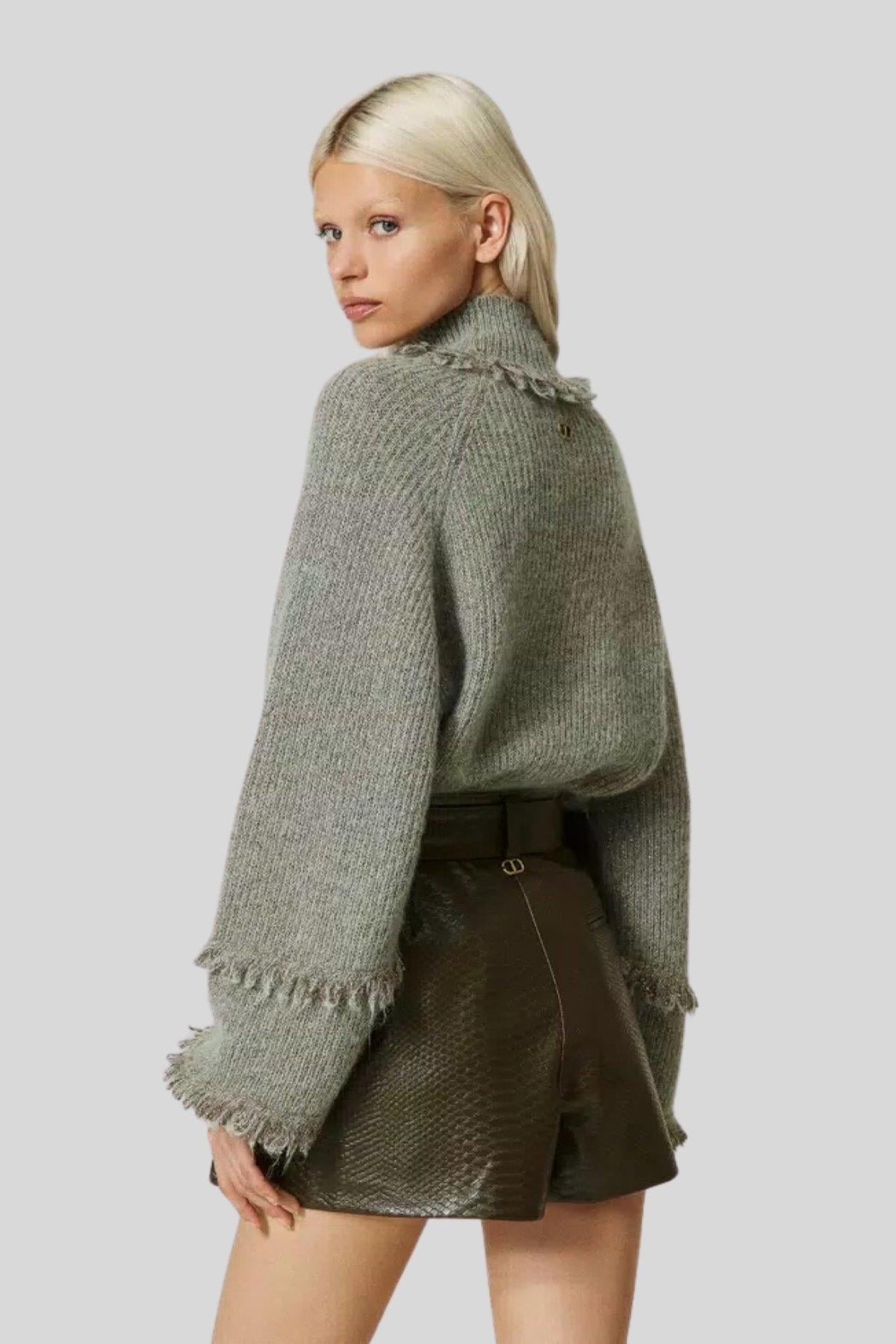 Twinset Kadın Şort Yeşil