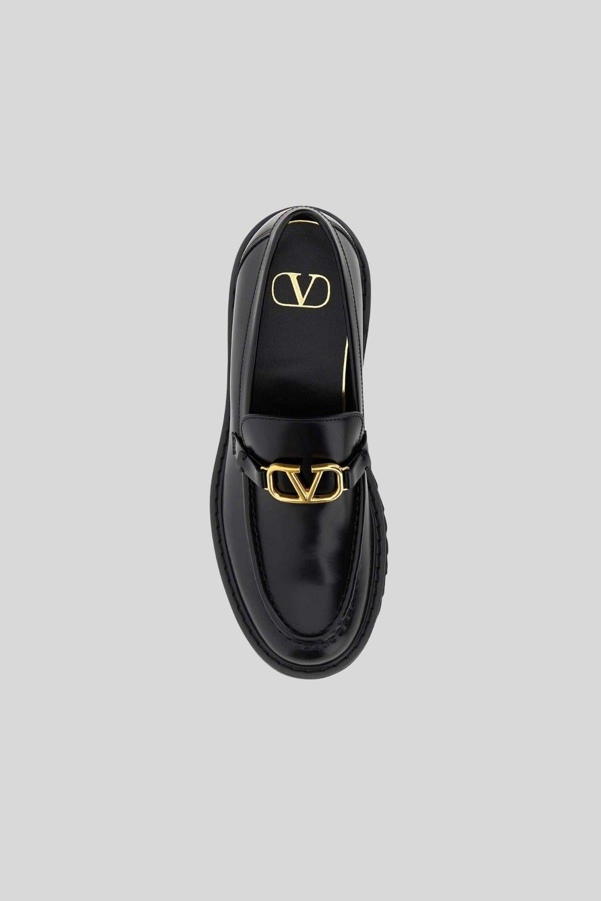 Valentino Kadın Loafer Ayakkabı Siyah