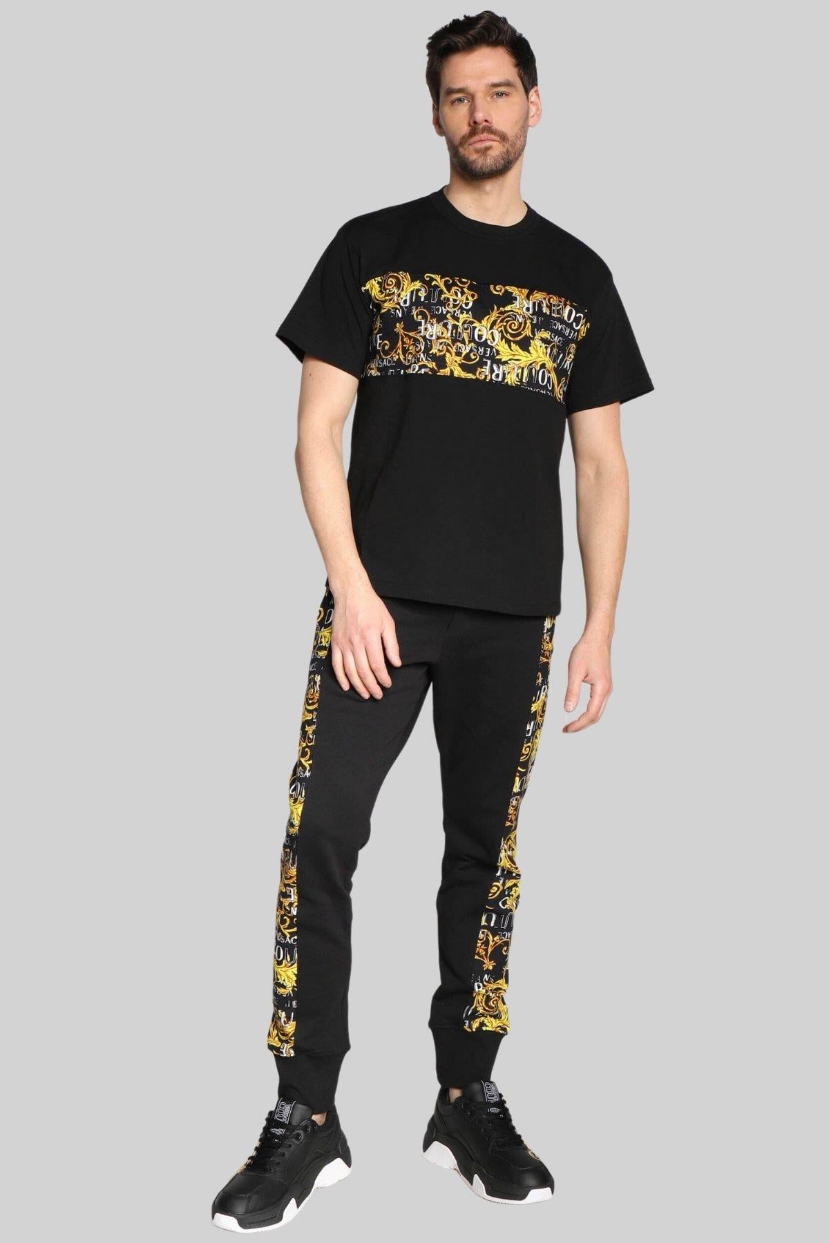Versace J.Couture Erkek T-Shirt Siyah