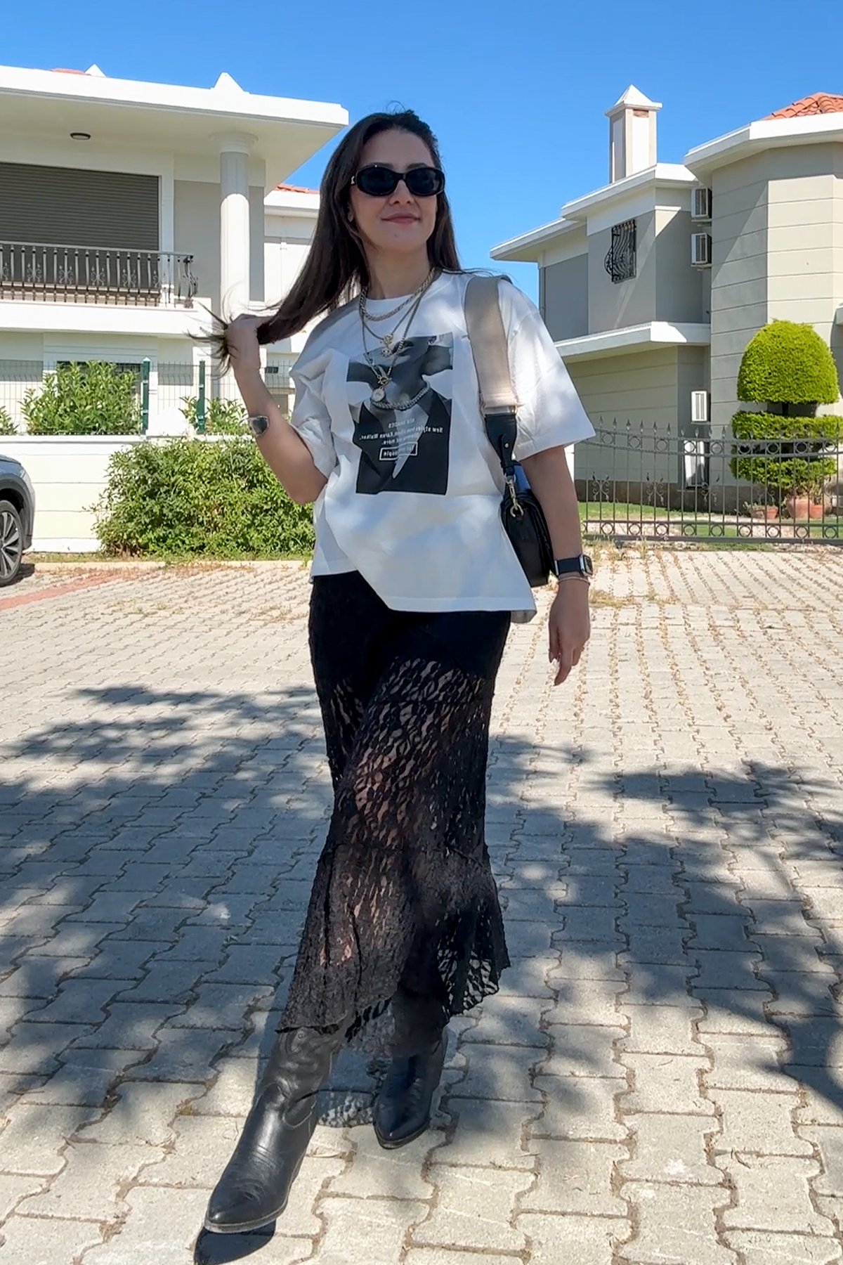 DANTELLİ PİLELİ ETEK 