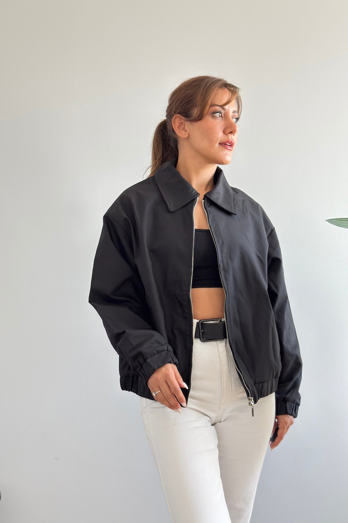 FERMUARLI BOMBER CEKET