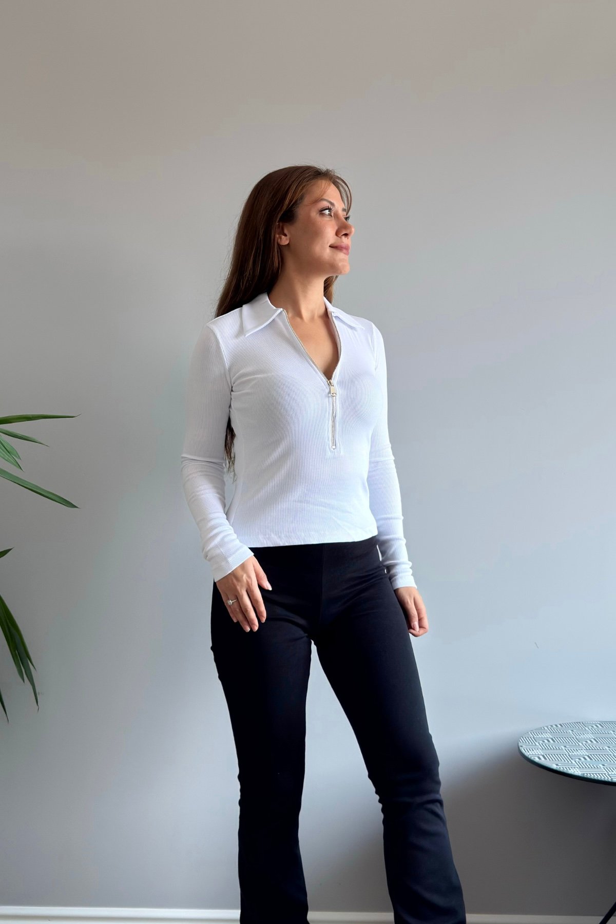 FERMUARLI UZUN KOL BODY